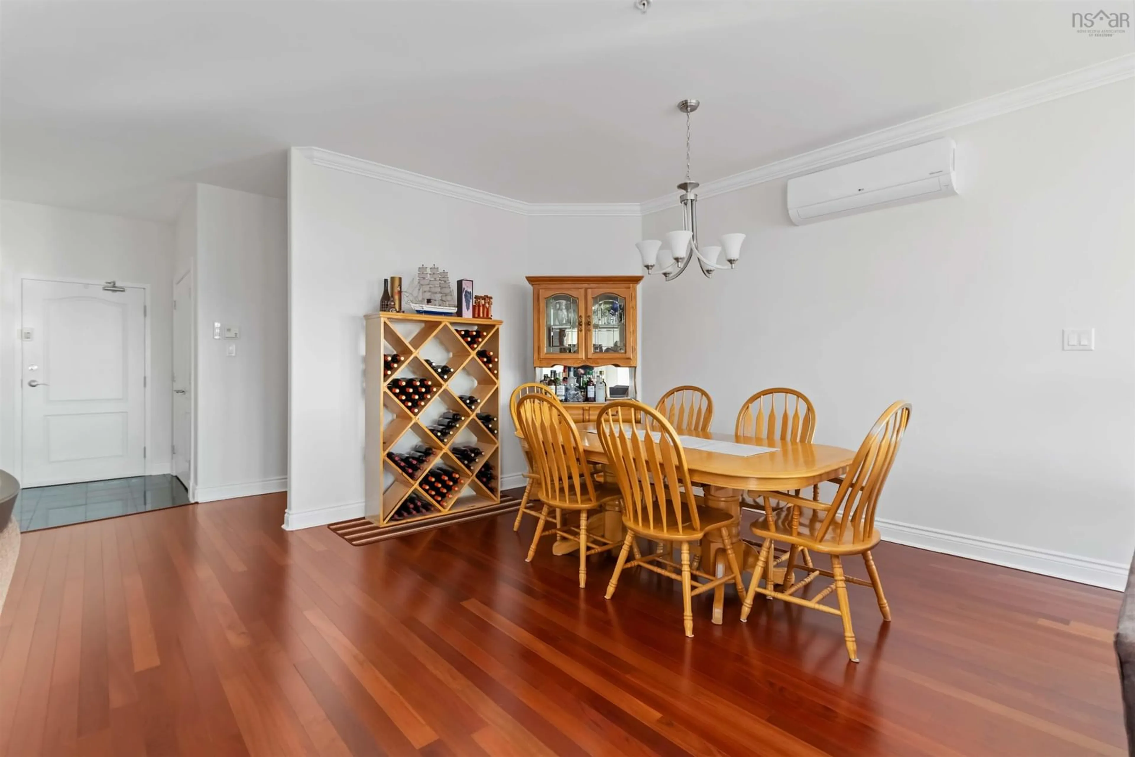 Dining room, wood/laminate floor for 94 Bedros Lane #301, Halifax Nova Scotia B3M 4X3