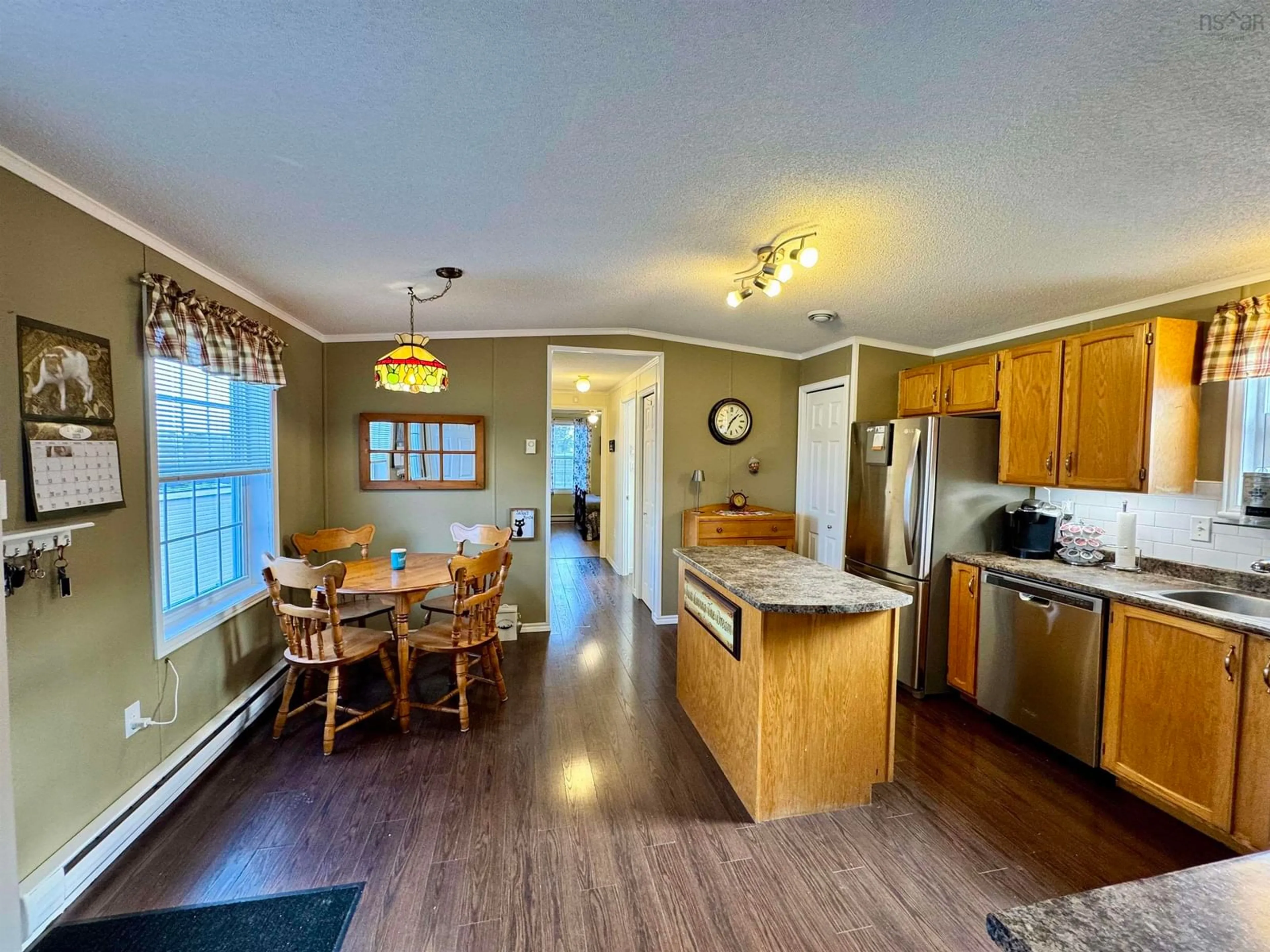 Open concept kitchen, wood/laminate floor for 428 Glen Rise Dr, Beaver Bank Nova Scotia B4E 1M3