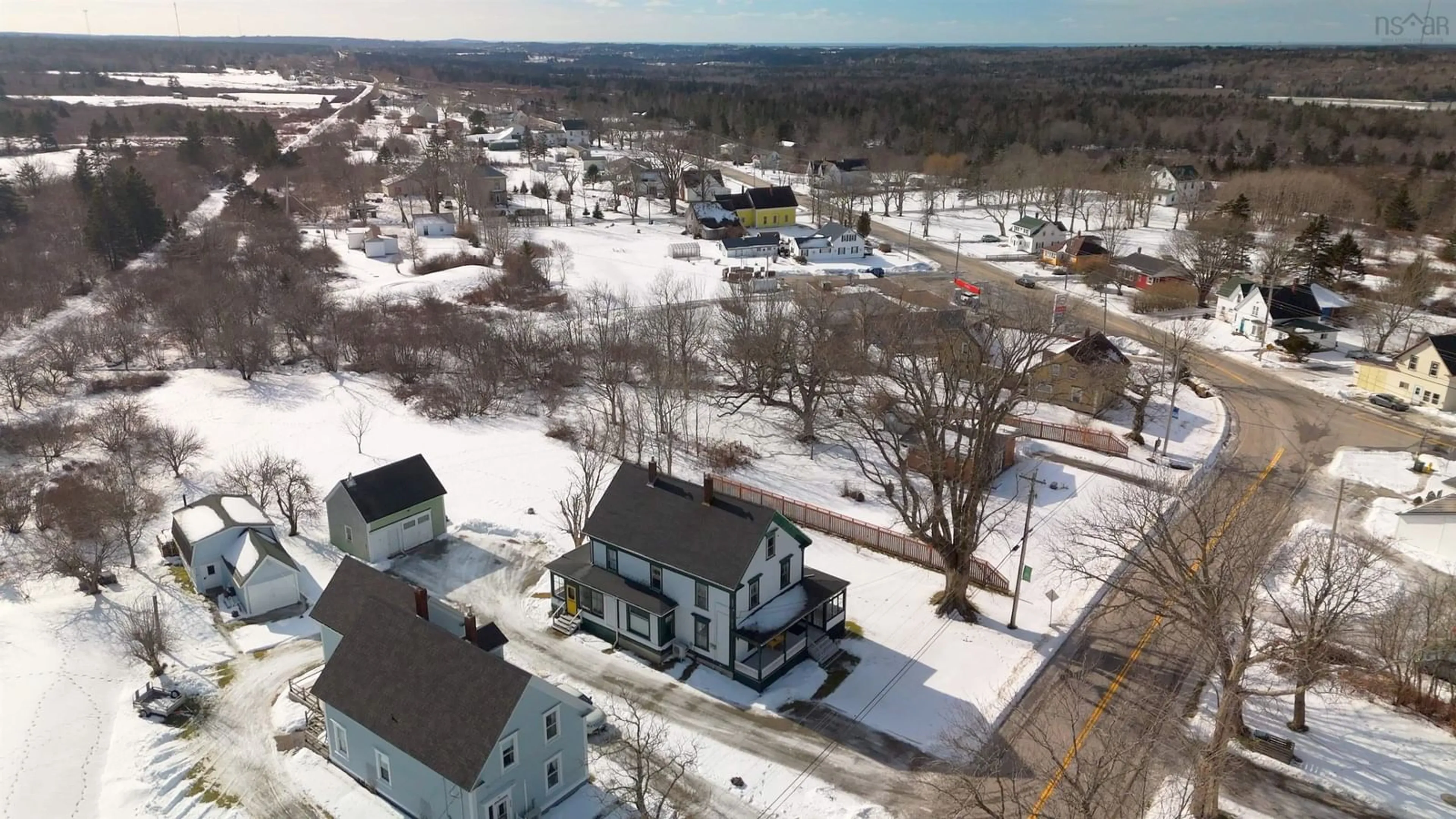 A pic from outside/outdoor area/front of a property/back of a property/a pic from drone, street for 888 Highway 340, South Ohio Nova Scotia B5A 5N2