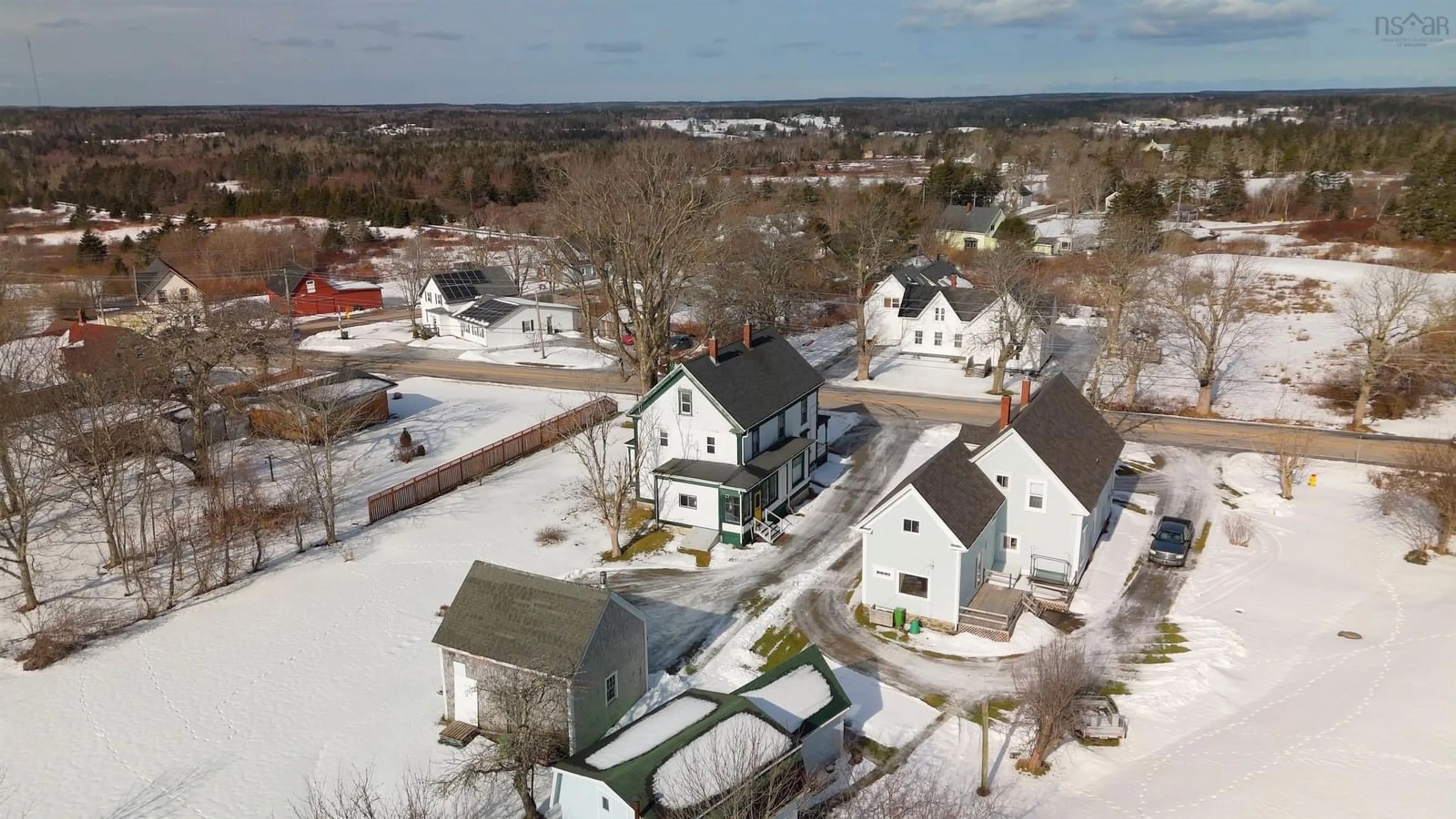 A pic from outside/outdoor area/front of a property/back of a property/a pic from drone, street for 888 Highway 340, South Ohio Nova Scotia B5A 5N2