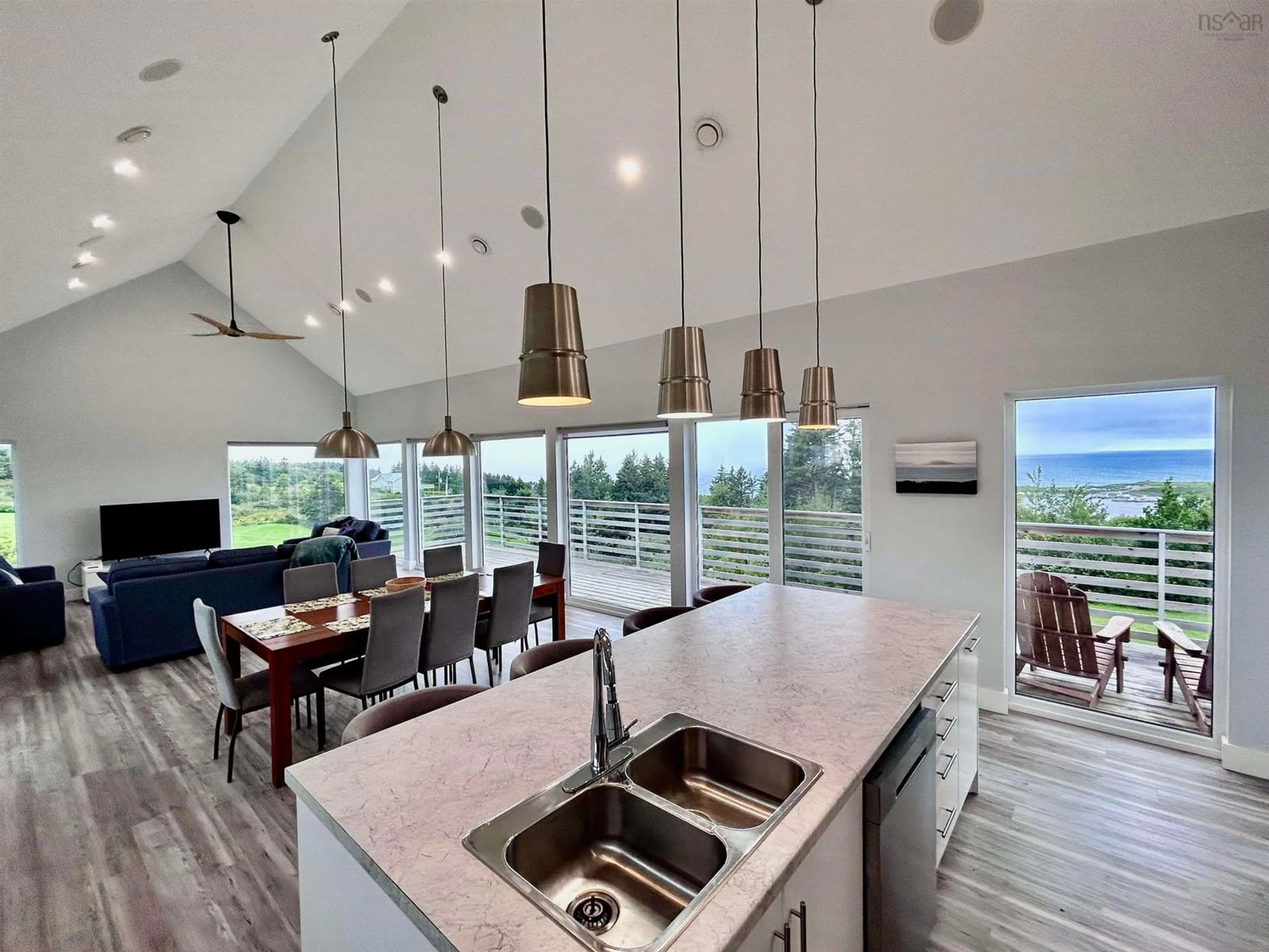 Open concept kitchen, unknown for 144 Broad Cove Banks Rd, Inverness Nova Scotia B0E 1N0