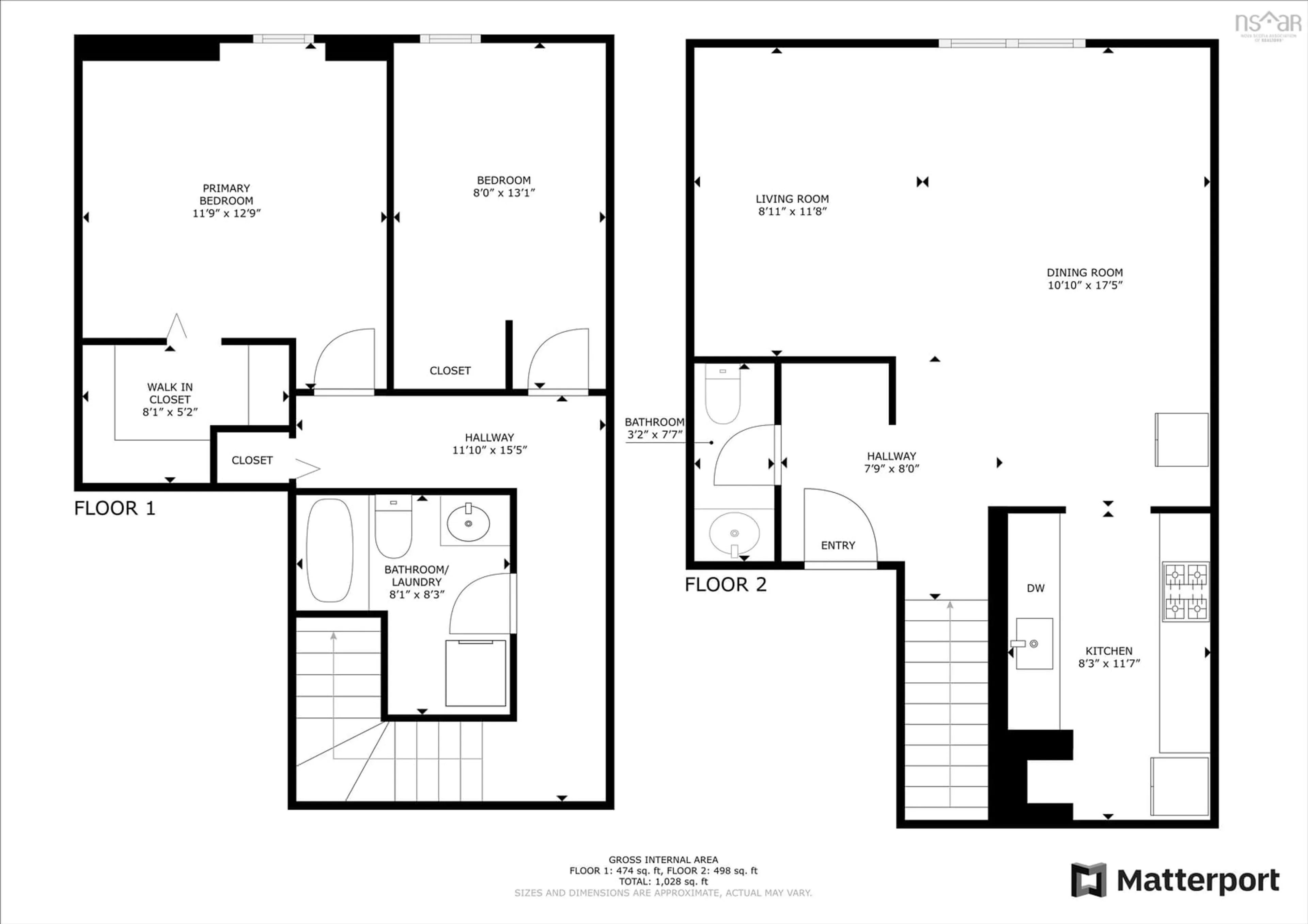 Floor plan for 5444 Victoria Rd #2, Halifax Nova Scotia B3H 1M5