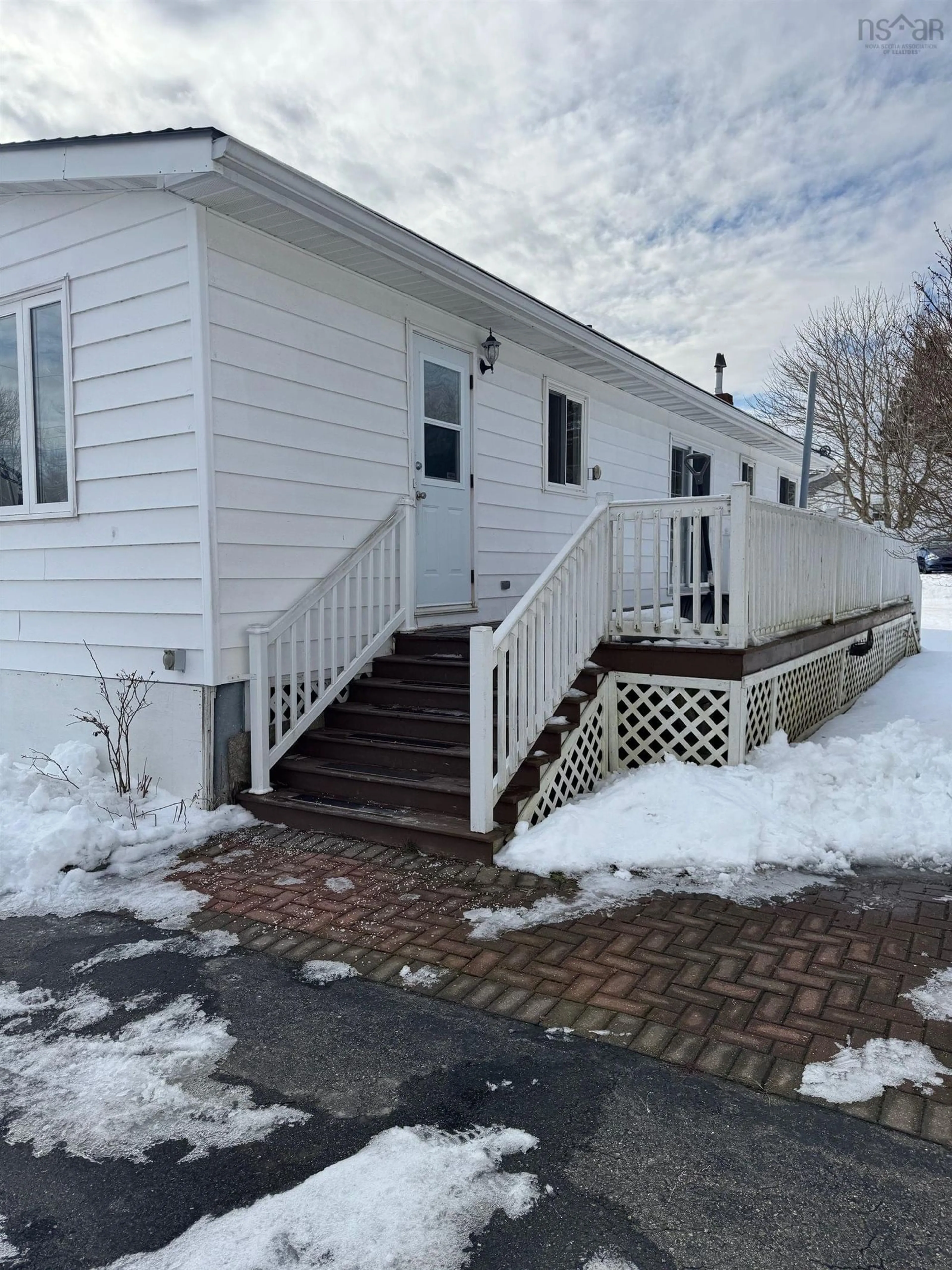 Home with vinyl exterior material, street for 60 North Side Rd, Riverport Nova Scotia B0J 2W0