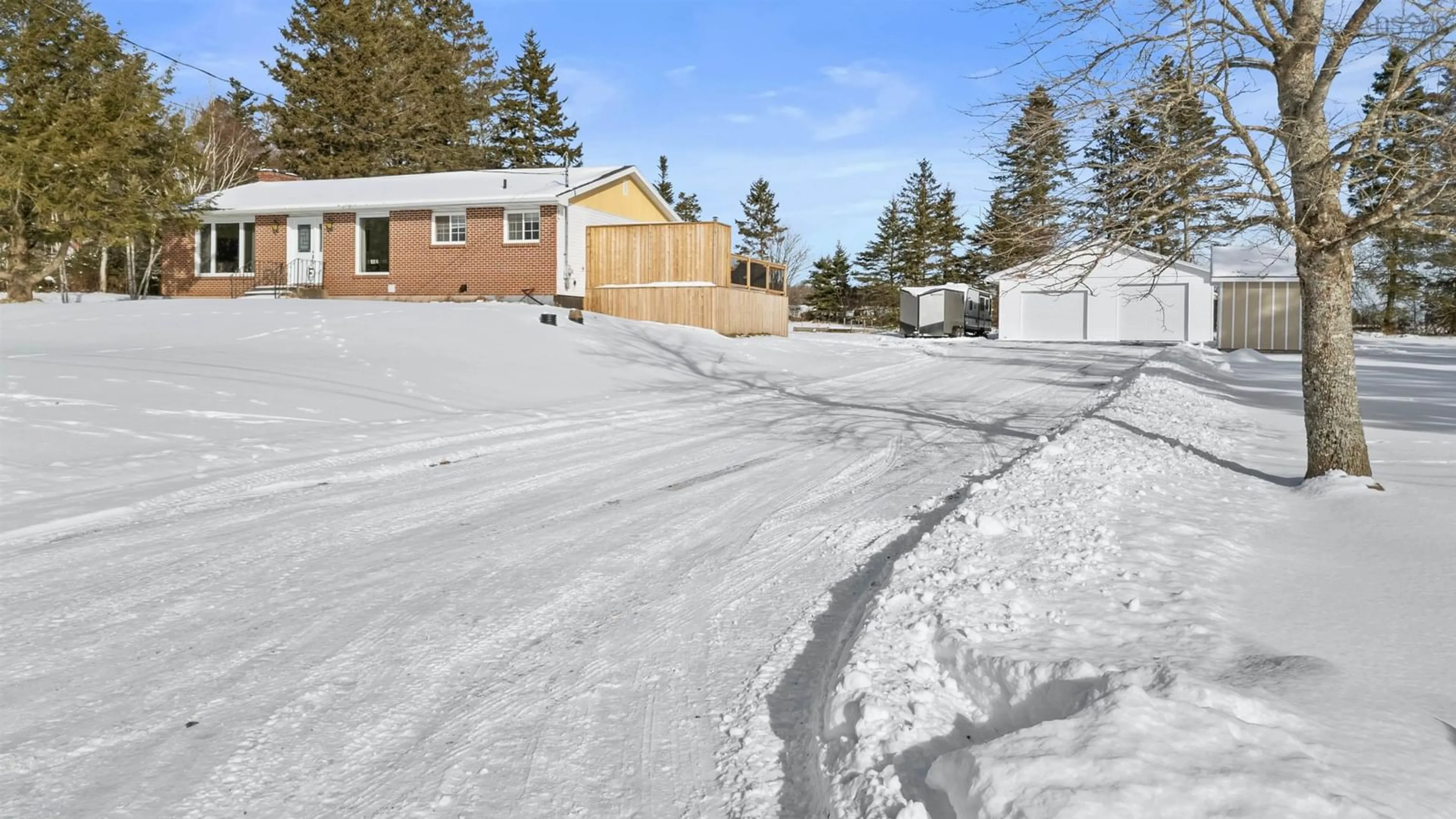 A pic from outside/outdoor area/front of a property/back of a property/a pic from drone, street for 28 Tingley Dr, North River Nova Scotia B6L 6V2