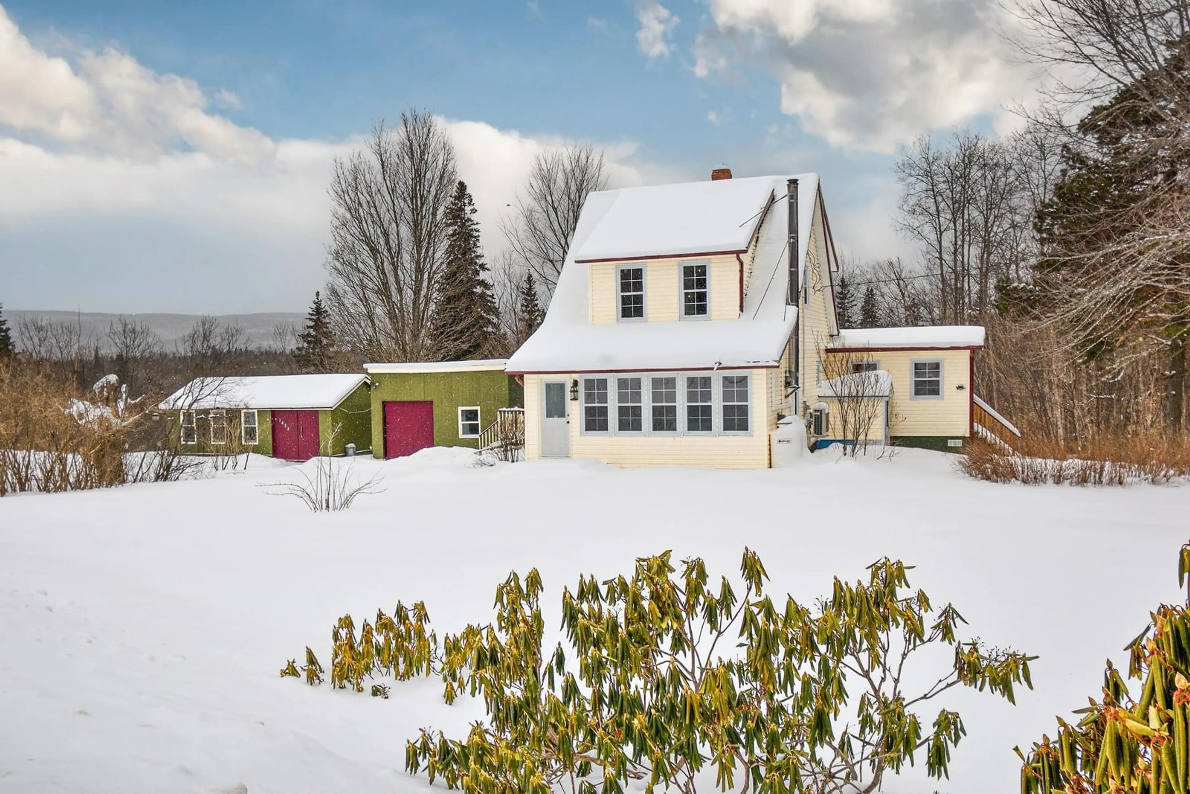 A pic from outside/outdoor area/front of a property/back of a property/a pic from drone, unknown for 1453 Yankee Line Rd, Middle River Nova Scotia B0E 1B0