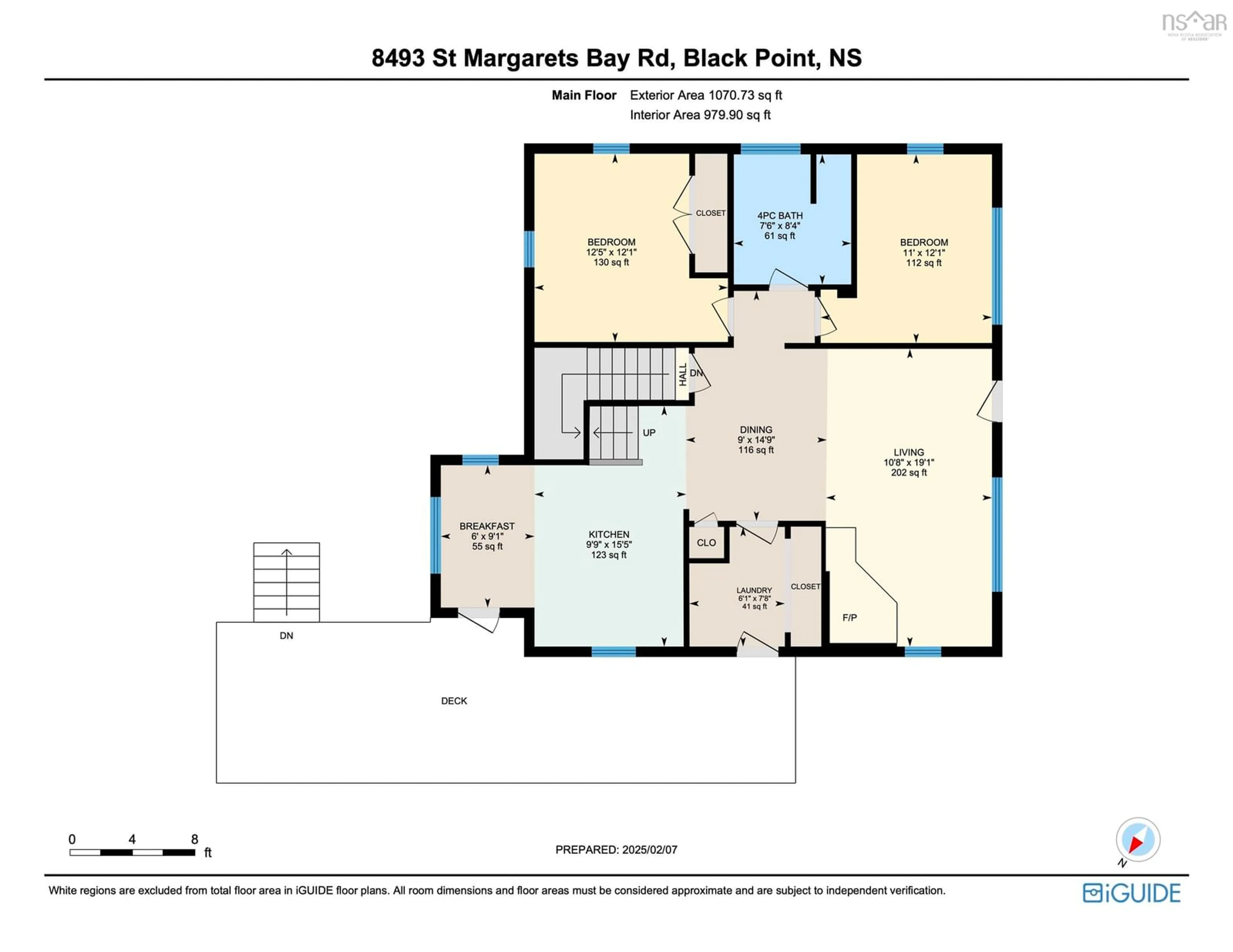 Floor plan for 8493 St Margarets Bay Rd, Black Point Nova Scotia B0J 1B0