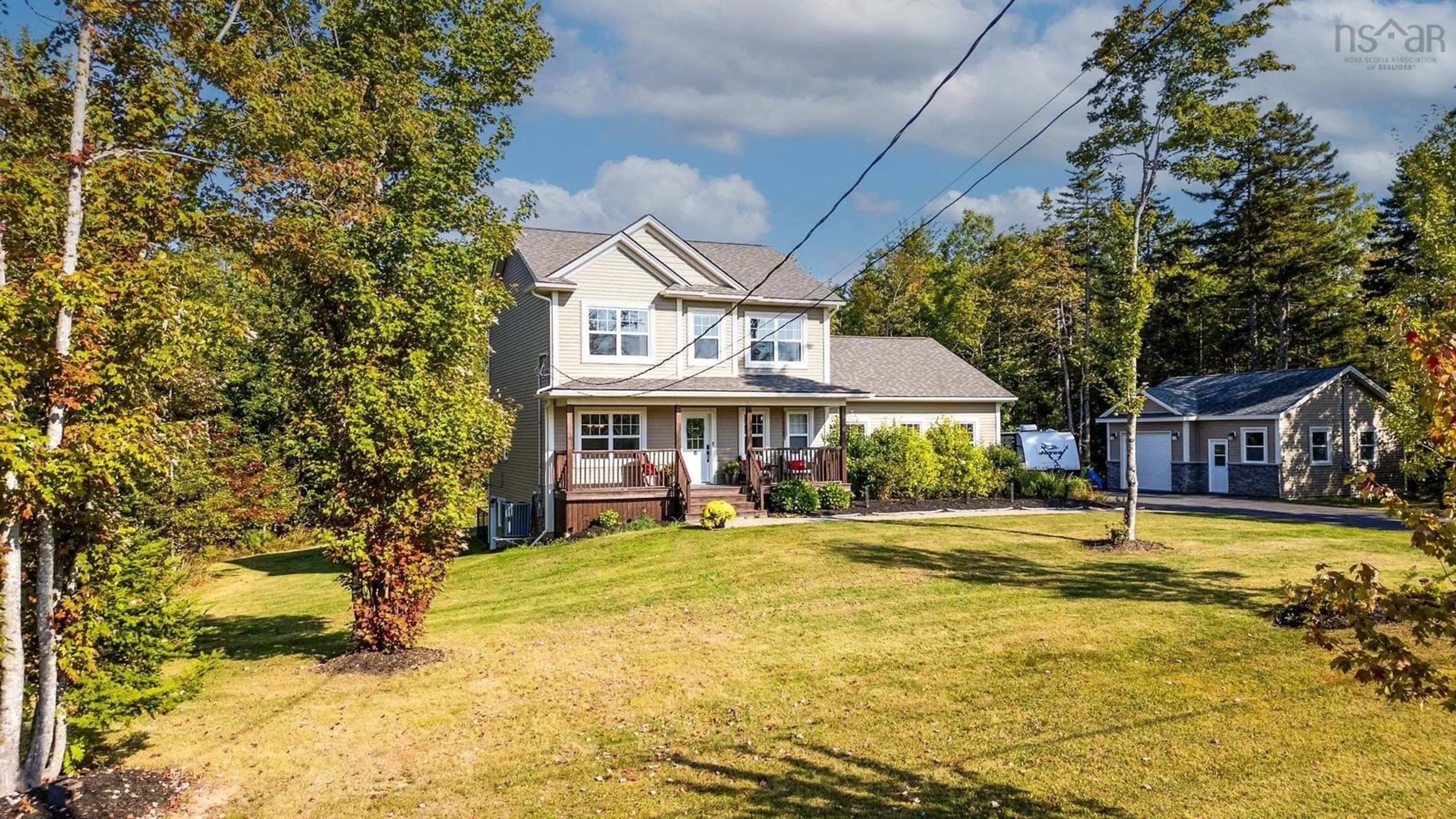 A pic from outside/outdoor area/front of a property/back of a property/a pic from drone, street for 110 Coulter Cres, Oakfield Nova Scotia B2T 0N4