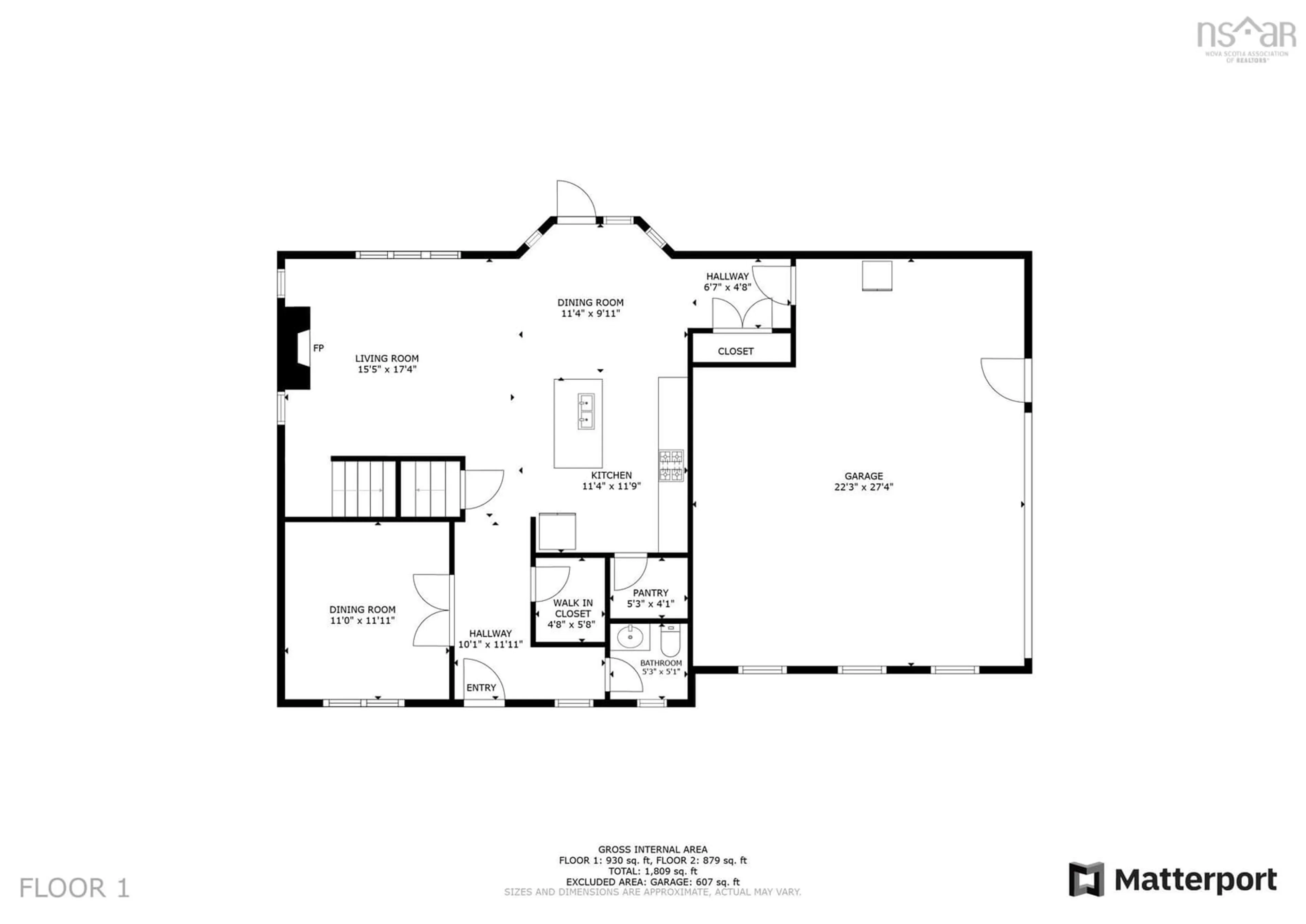 Floor plan for 110 Coulter Cres, Oakfield Nova Scotia B2T 0N4