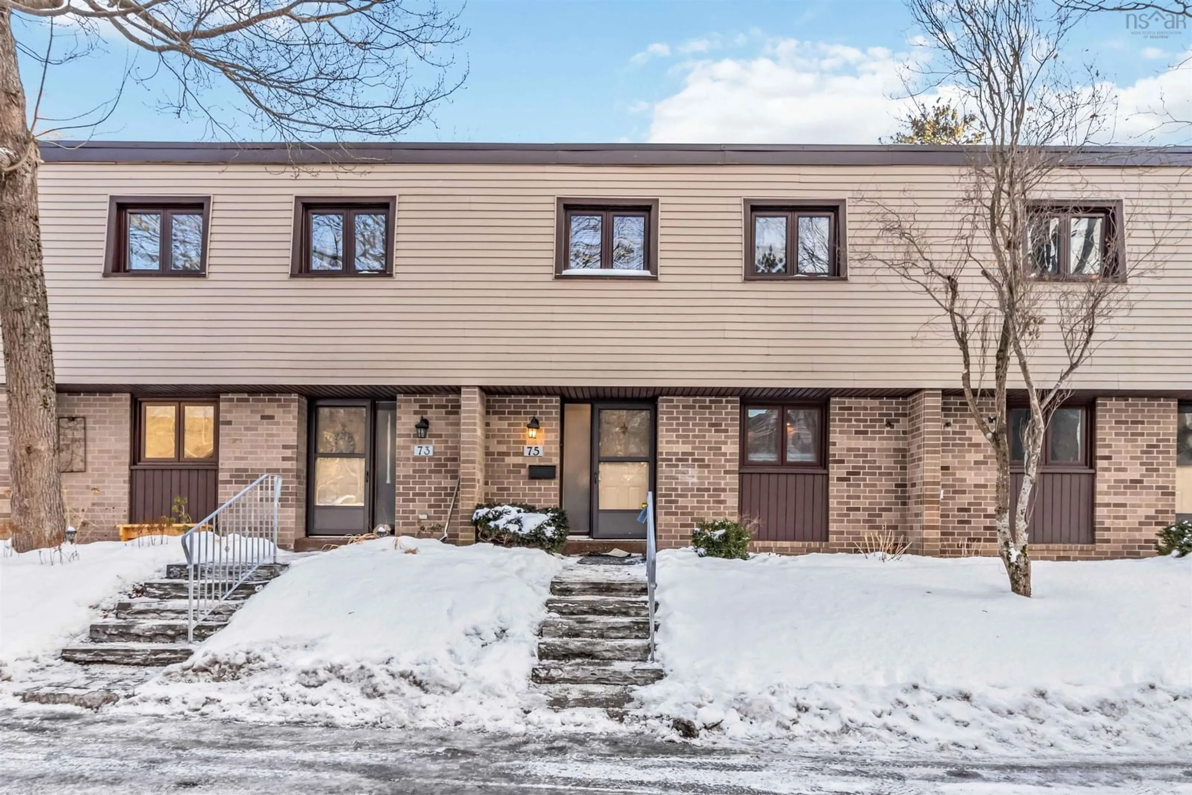 Home with brick exterior material, street for 75 Forestside Cres, Halifax Nova Scotia B3M 1M5