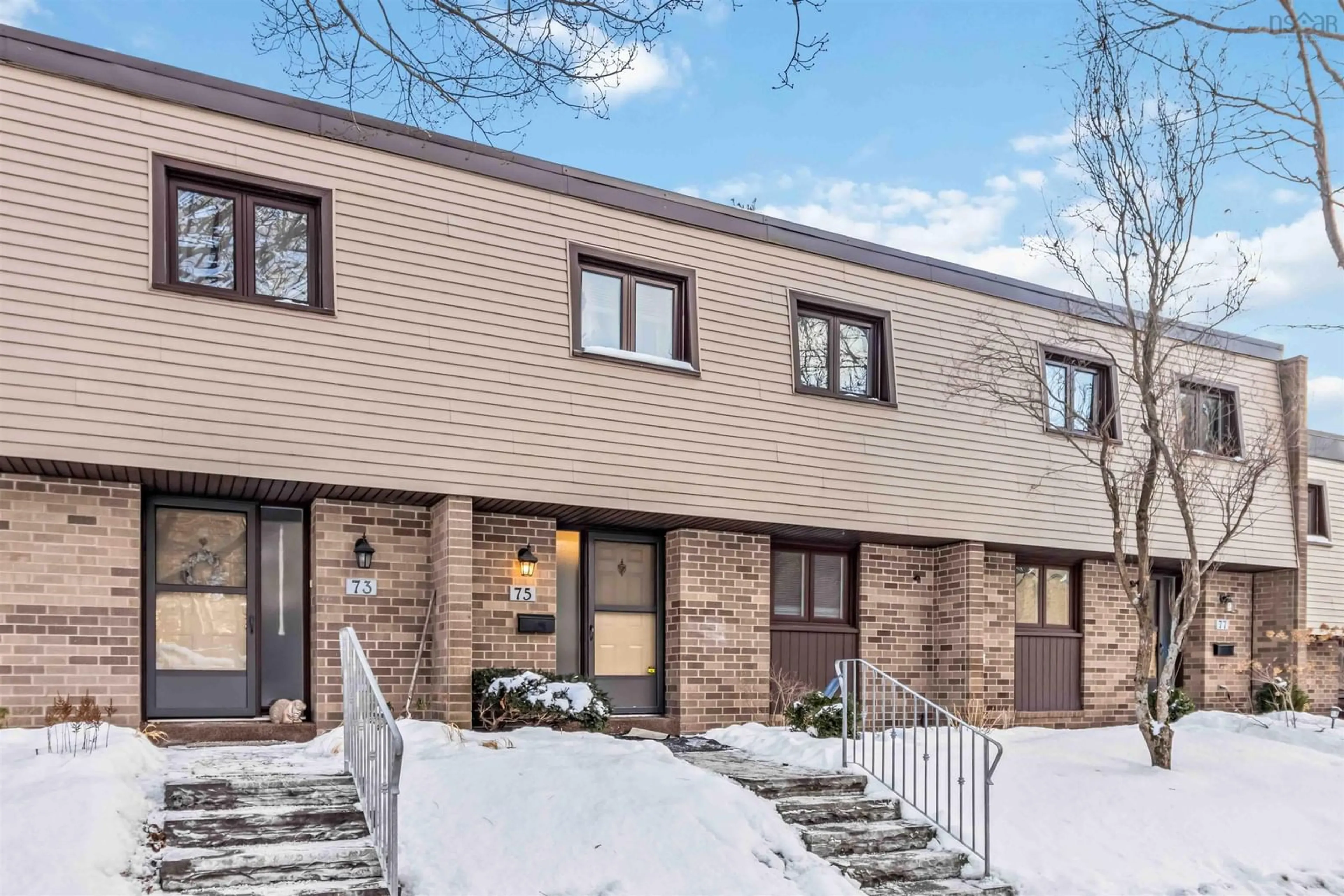 Home with brick exterior material, street for 75 Forestside Cres, Halifax Nova Scotia B3M 1M5