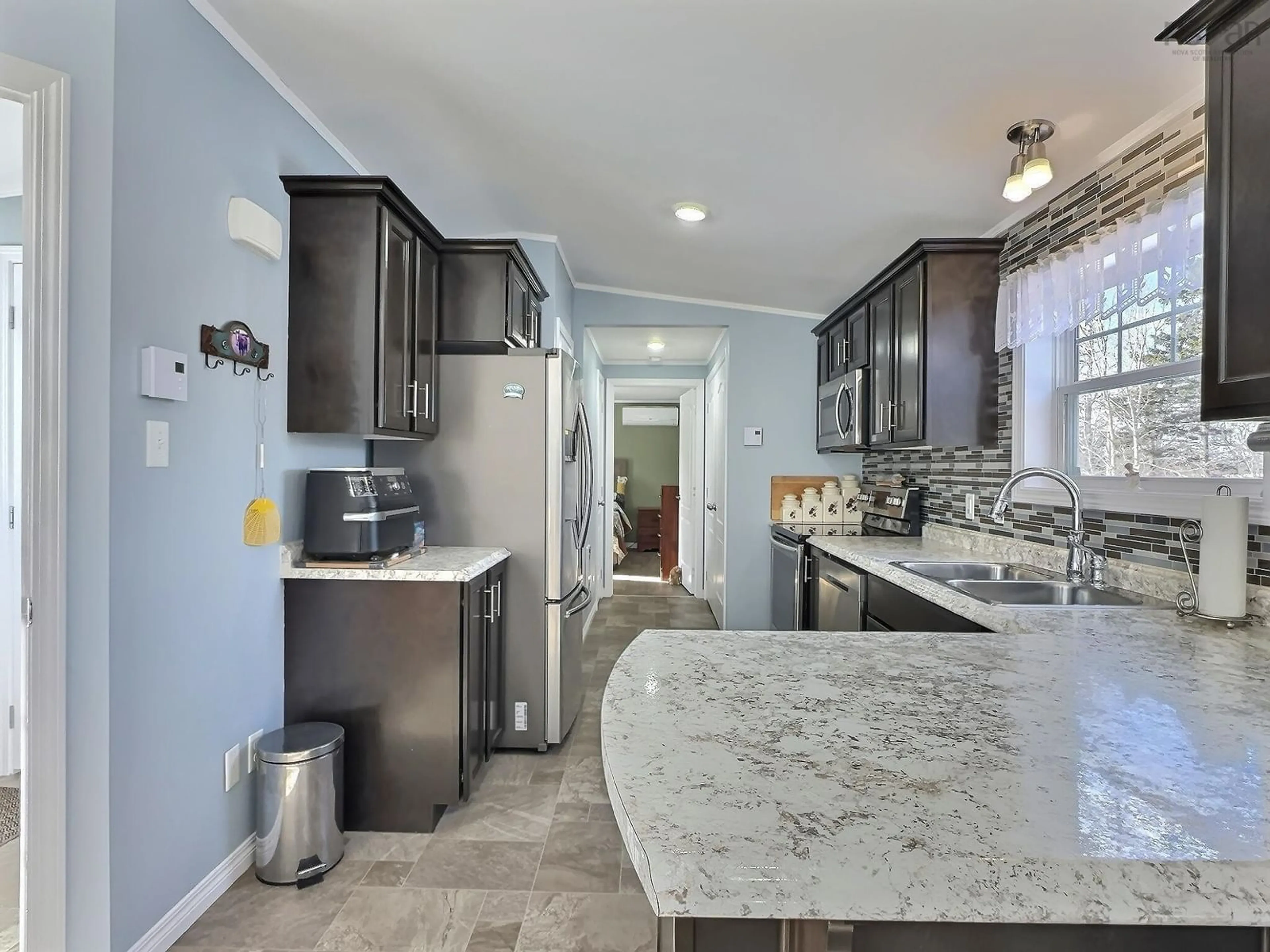 Open concept kitchen, ceramic/tile floor for 9 Bartlett Ave, Valley Nova Scotia B2N 5V5