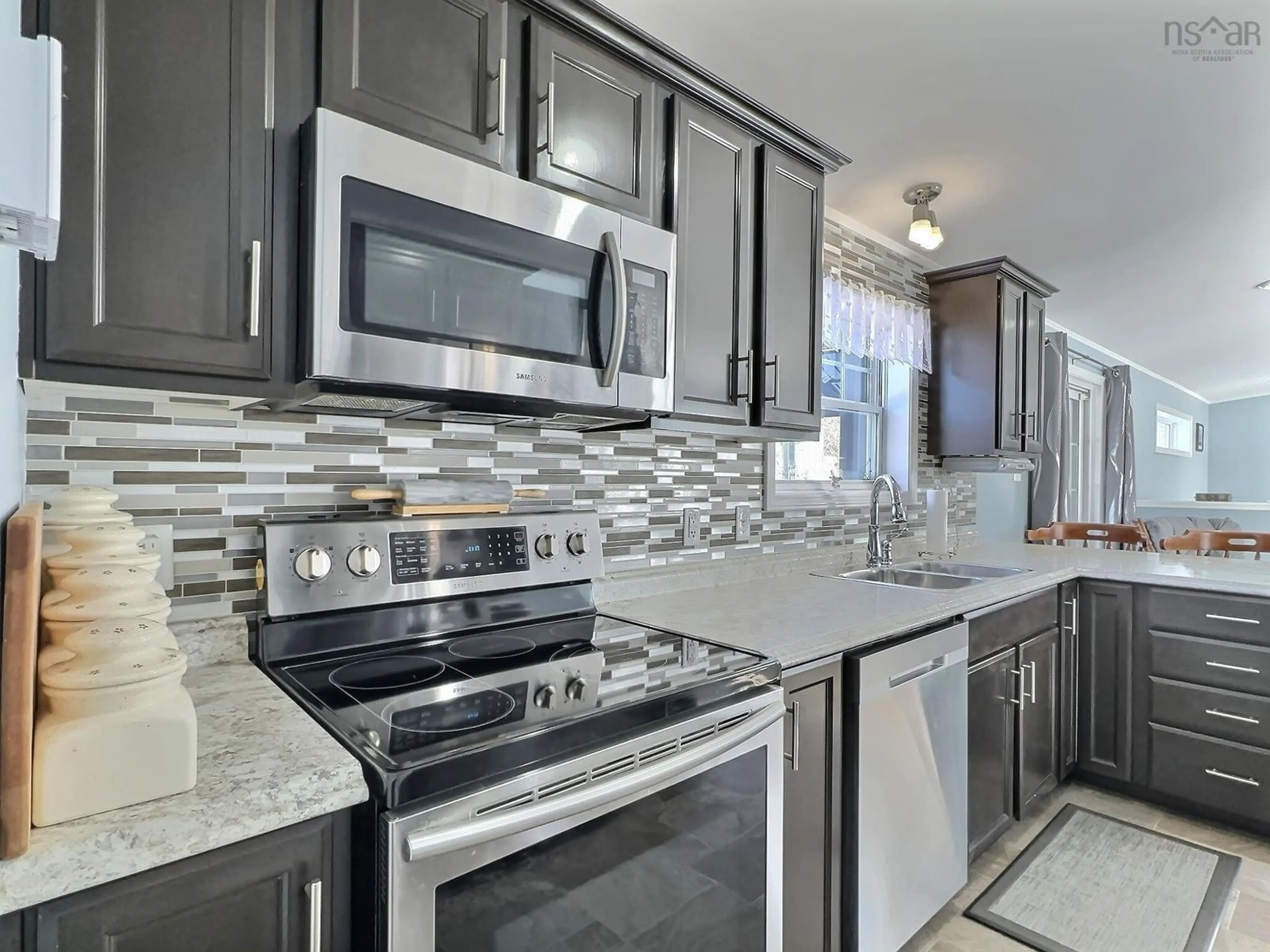 Open concept kitchen, ceramic/tile floor for 9 Bartlett Ave, Valley Nova Scotia B2N 5V5