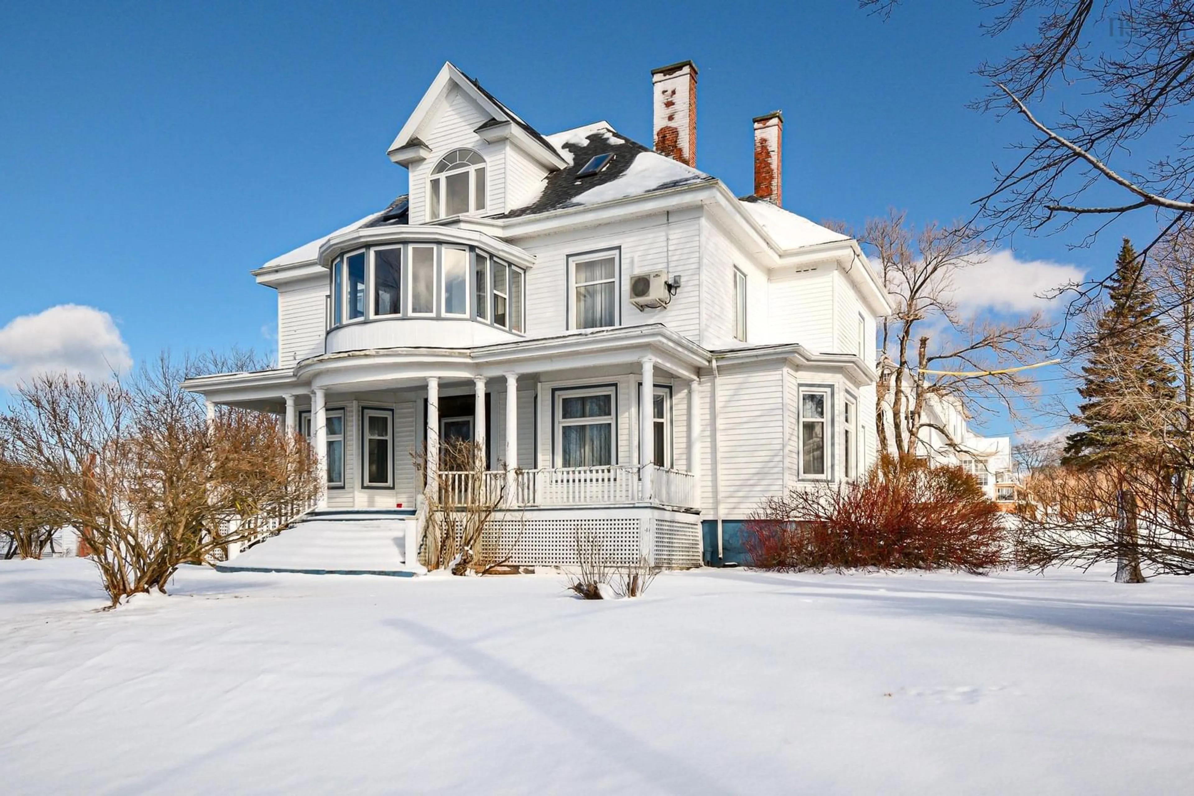 Home with vinyl exterior material, street for 135 High St, Sydney Nova Scotia B1P 2K1