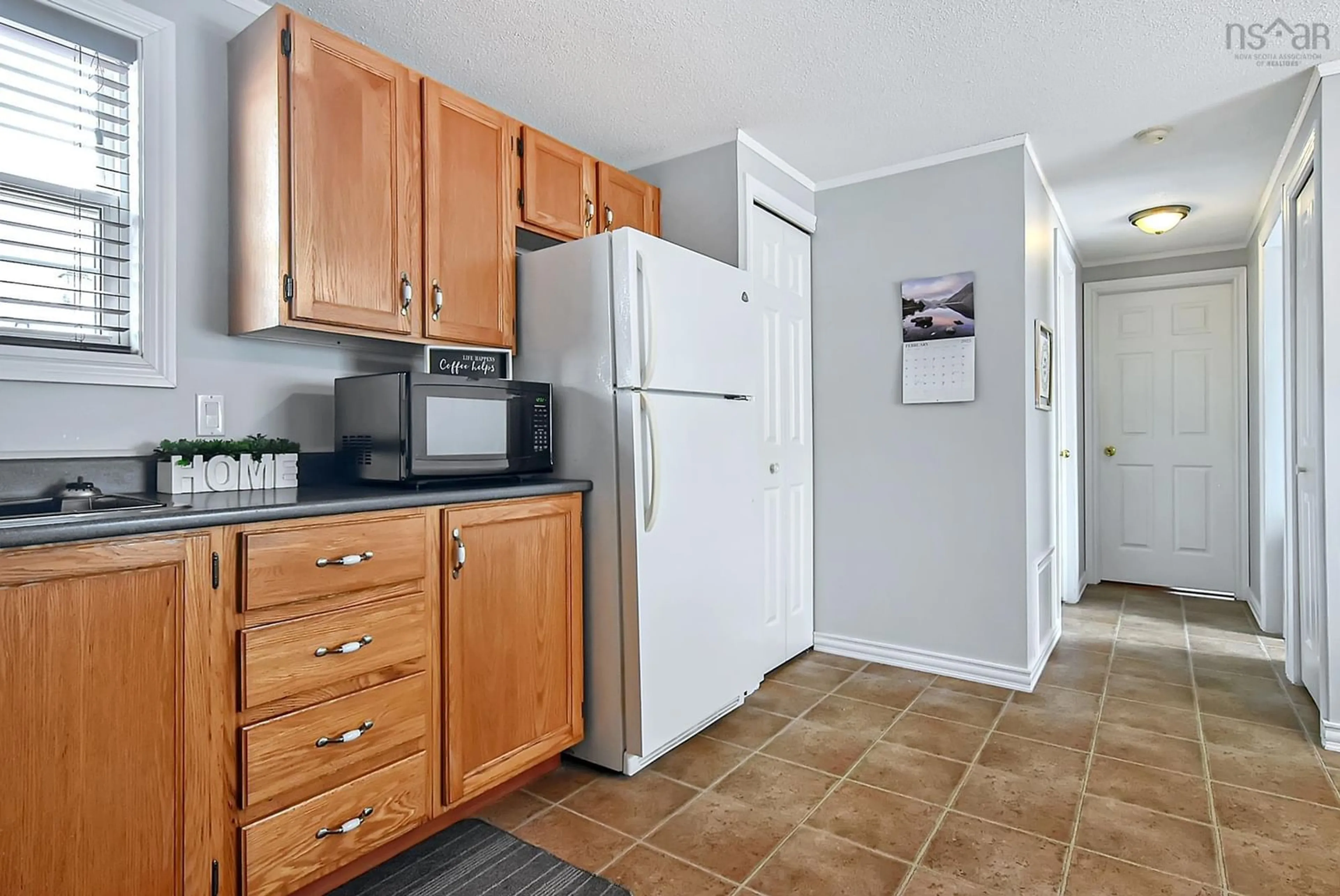 Standard kitchen, ceramic/tile floor for 26 Bonnie Brae, Dartmouth Nova Scotia B2W 1E4