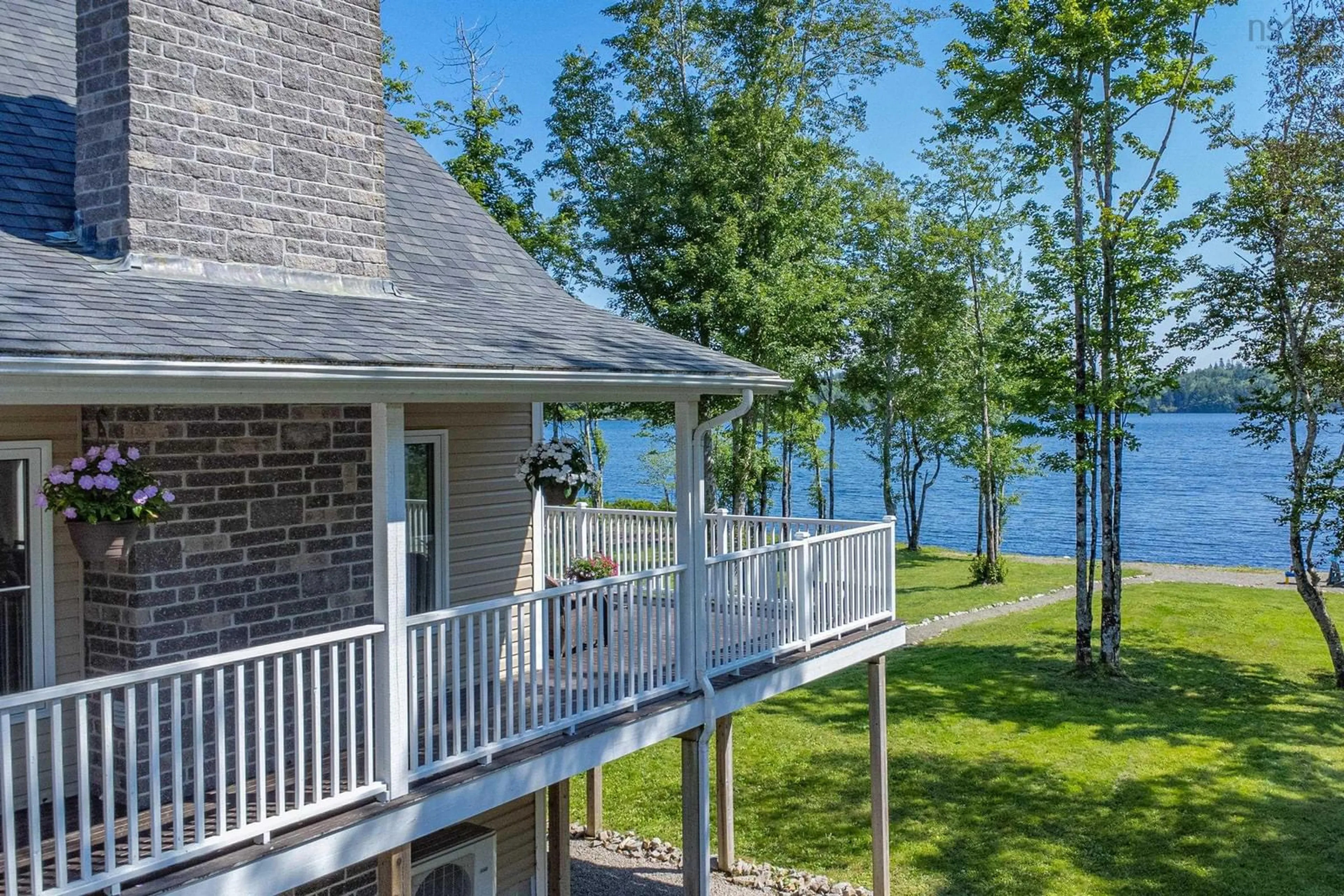 Patio, water/lake/river/ocean view for 320 Canaan Rd, Gavelton Nova Scotia B0W 3M0