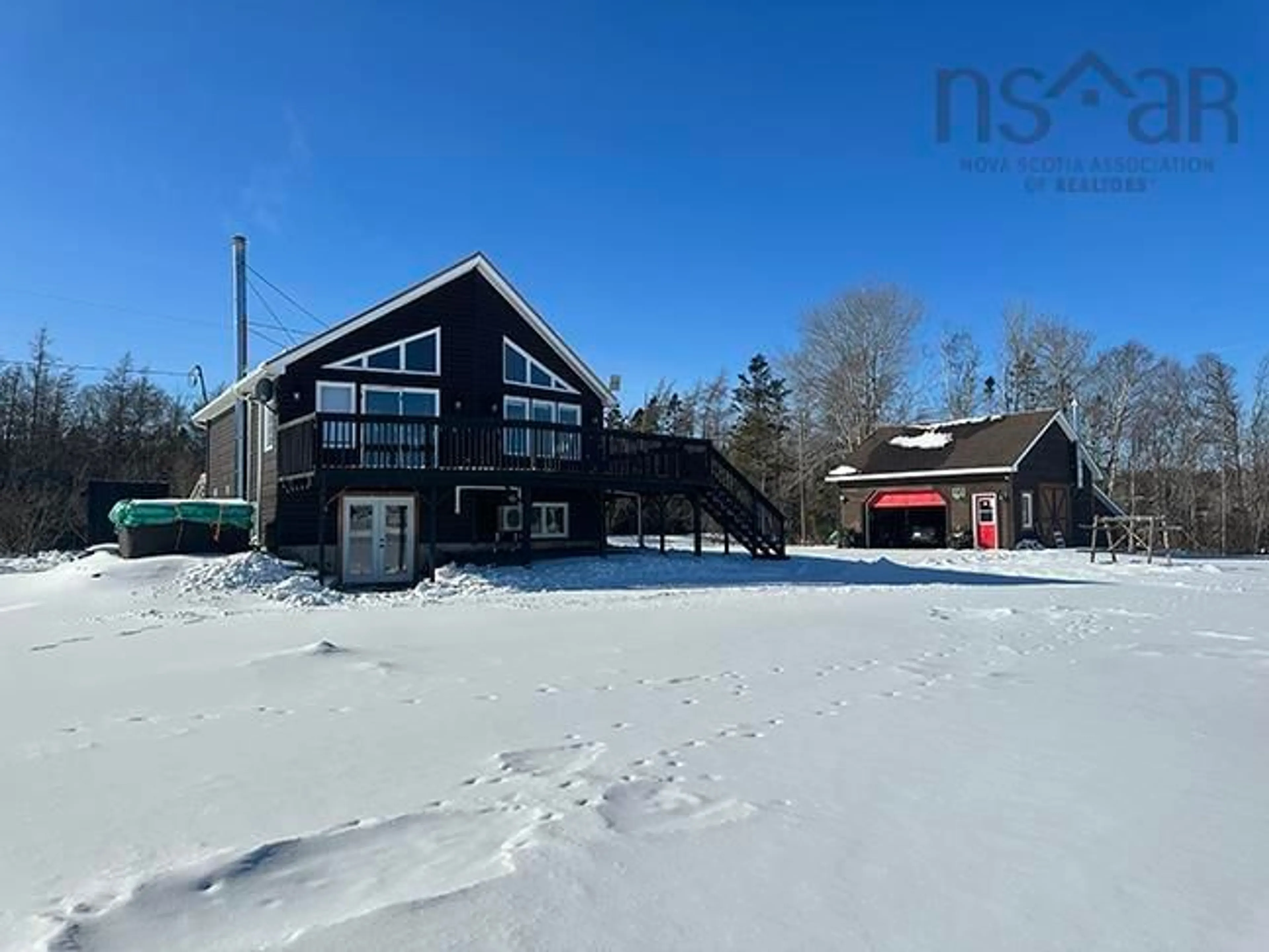 A pic from outside/outdoor area/front of a property/back of a property/a pic from drone, building for 123 French Cove Rd, French Cove Nova Scotia B0E 3B0