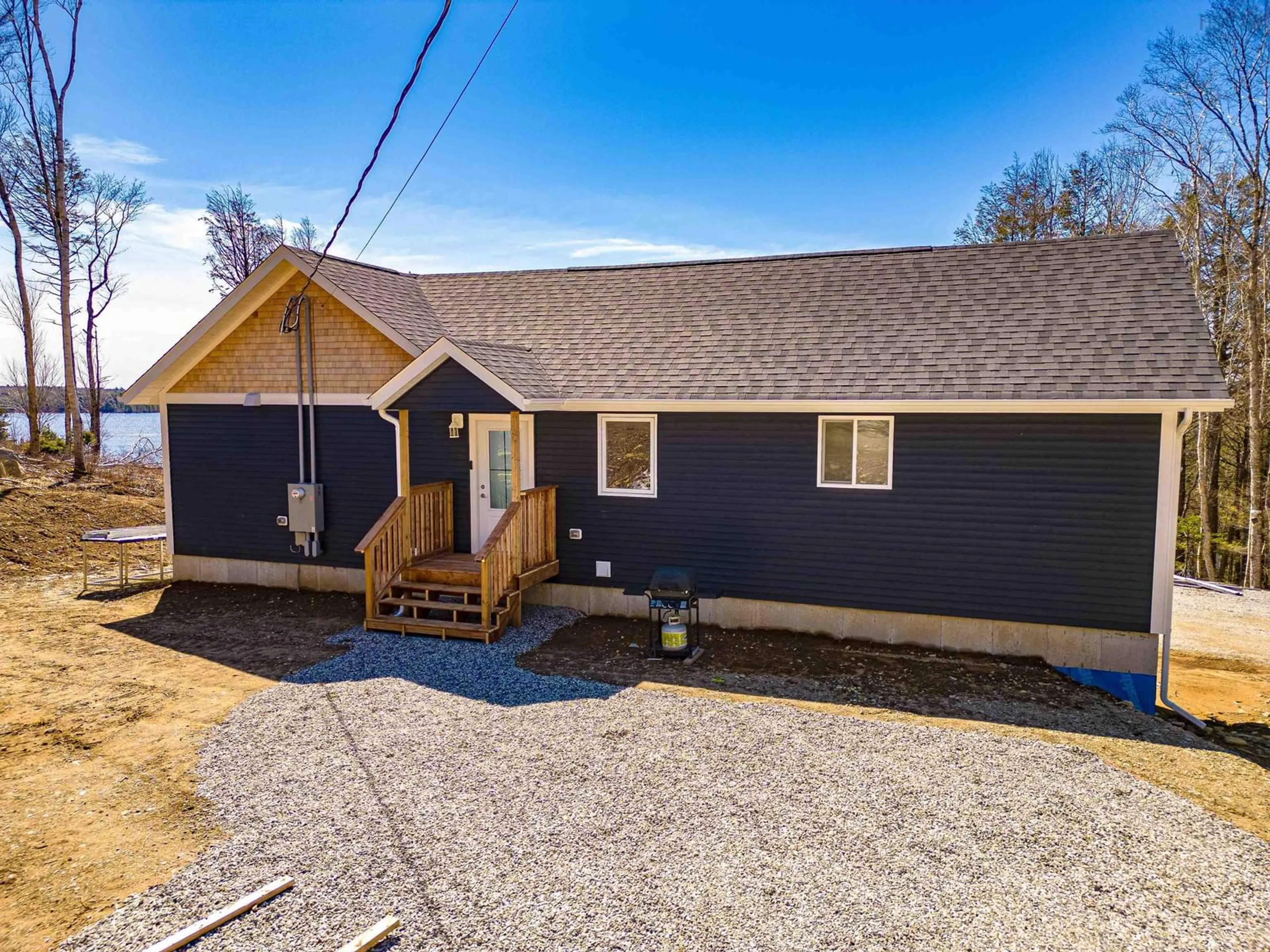 A pic from outside/outdoor area/front of a property/back of a property/a pic from drone, street for 50 Lilypad Lane, Upper Ohio Nova Scotia B0T 1W0