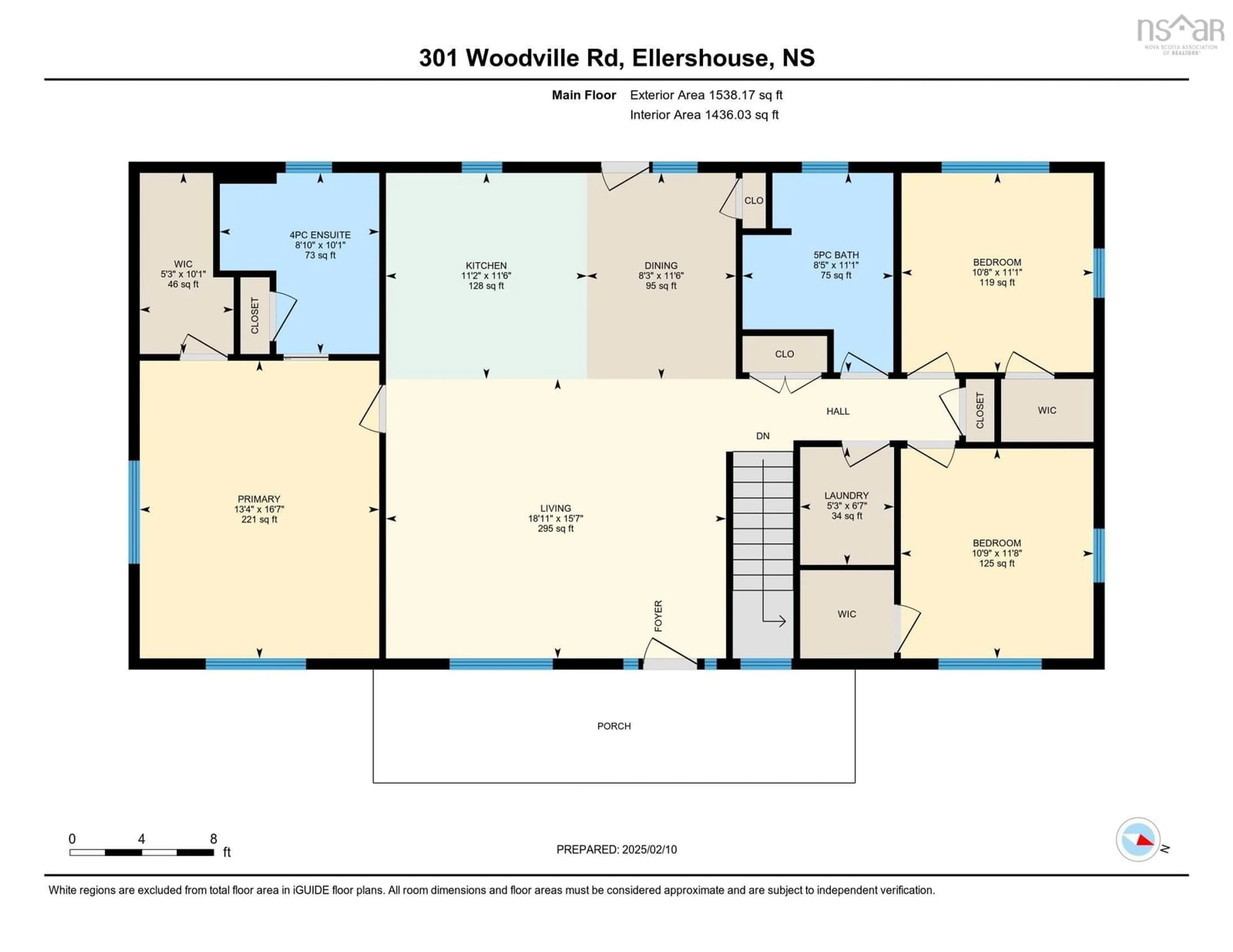 Floor plan for 301 Woodville Rd, Greenhill Nova Scotia B0N 2A0