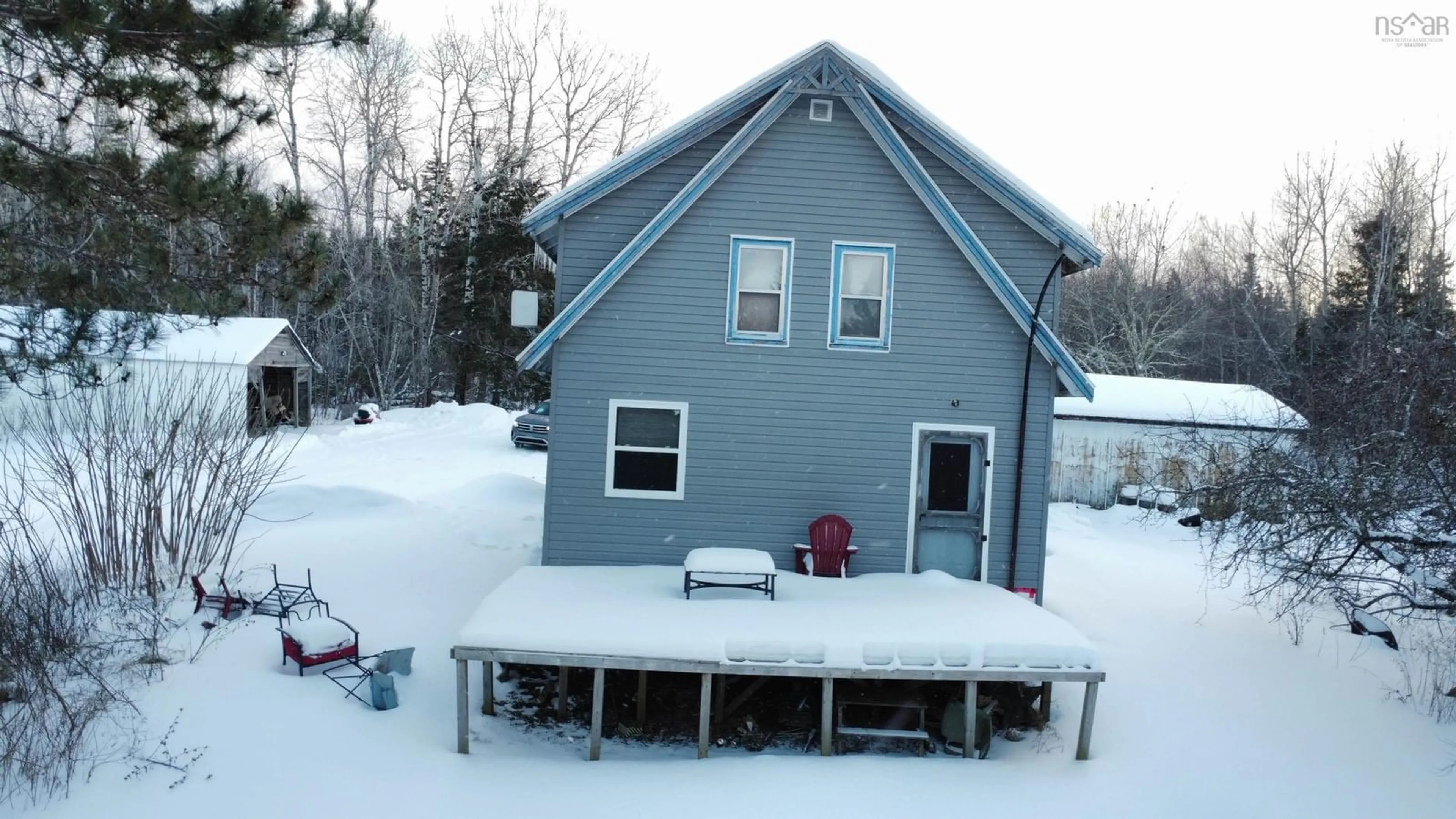 A pic from outside/outdoor area/front of a property/back of a property/a pic from drone, unknown for 8440 Hwy#204 Hwy, Birchwood Nova Scotia B0M 1P0