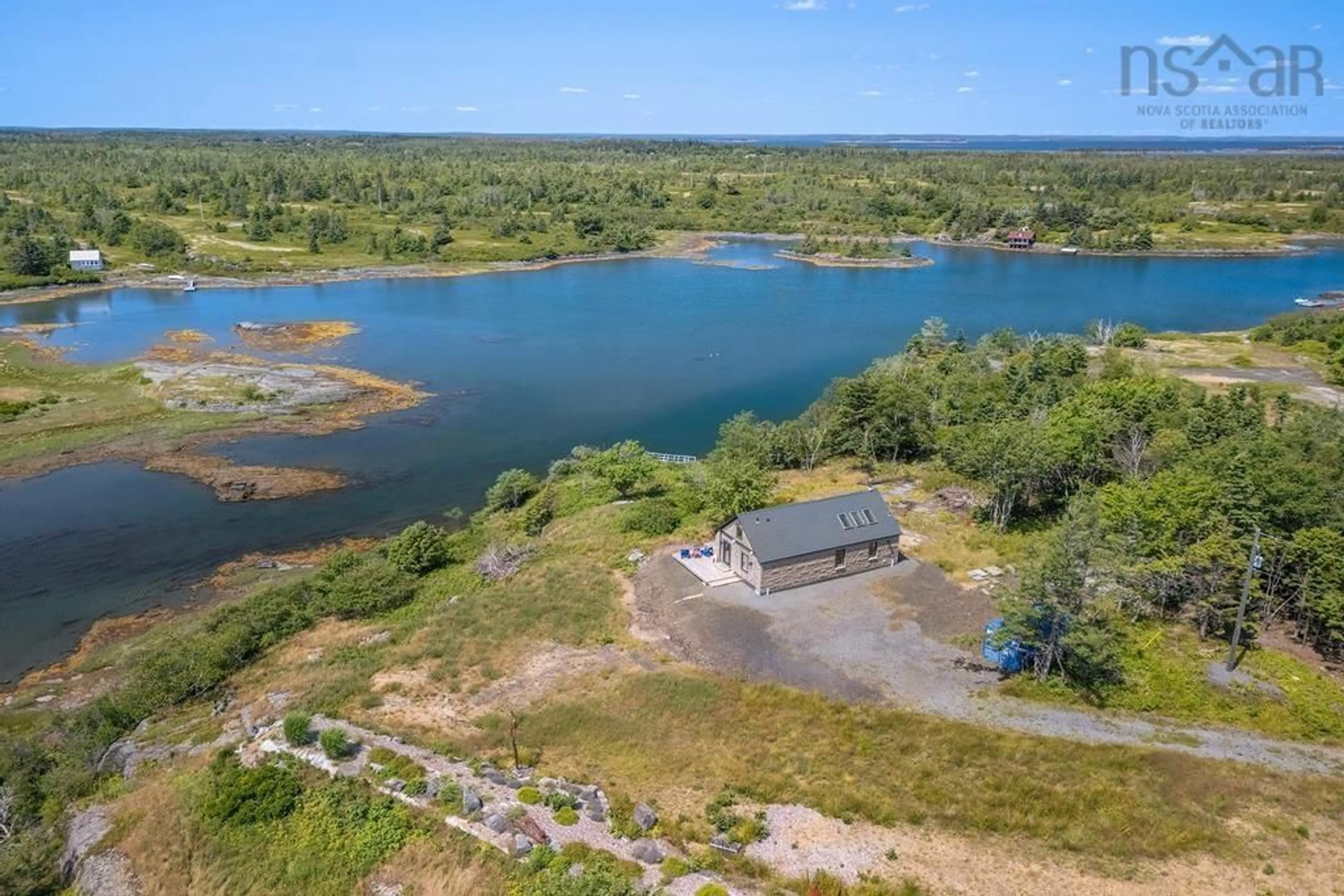 A pic from outside/outdoor area/front of a property/back of a property/a pic from drone, water/lake/river/ocean view for 317 Stonehurst Rd, Stonehurst North Nova Scotia B0J 2C0