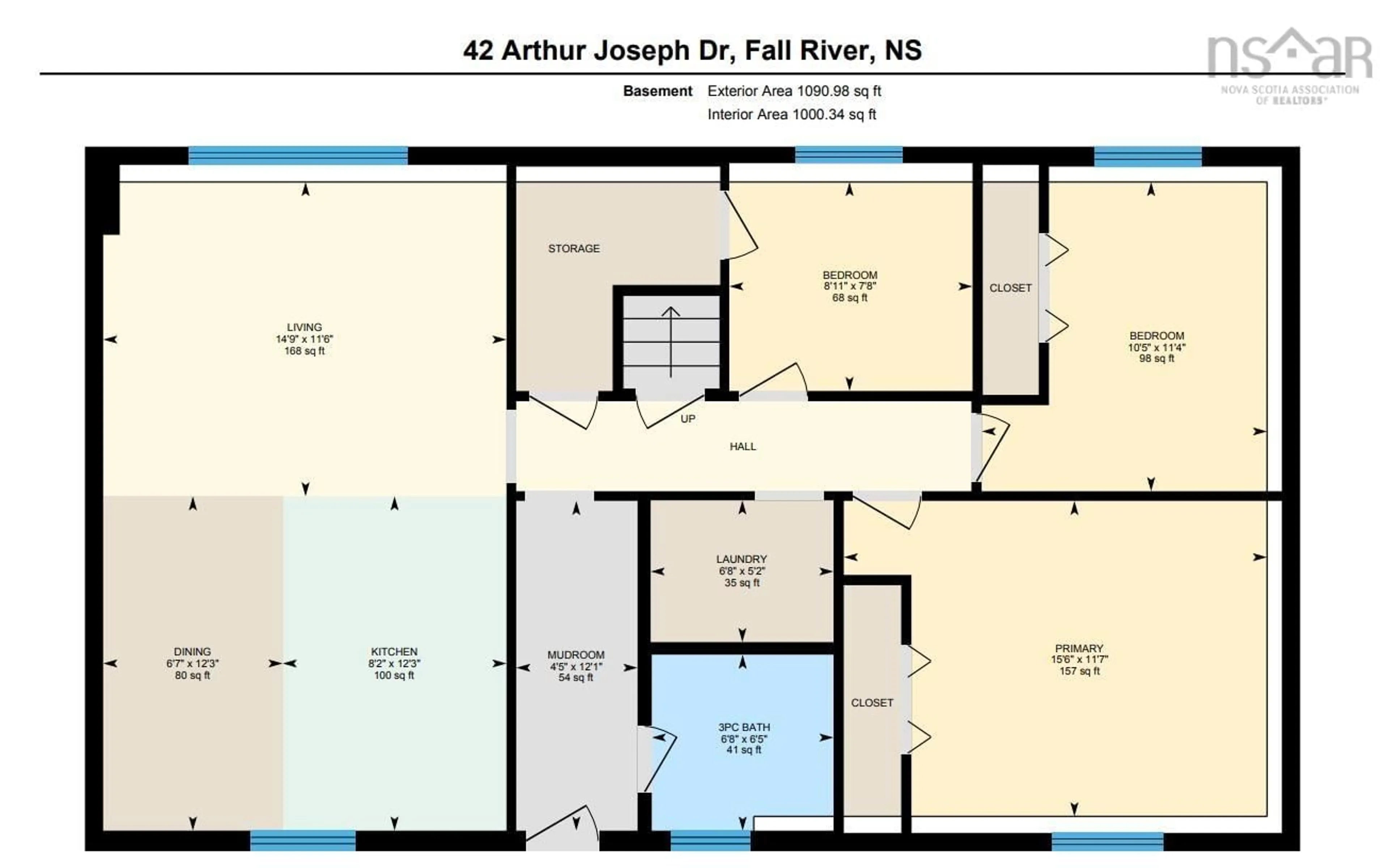 Floor plan for 42 Arthur Joseph Dr, Fall River Nova Scotia B2T 1E8