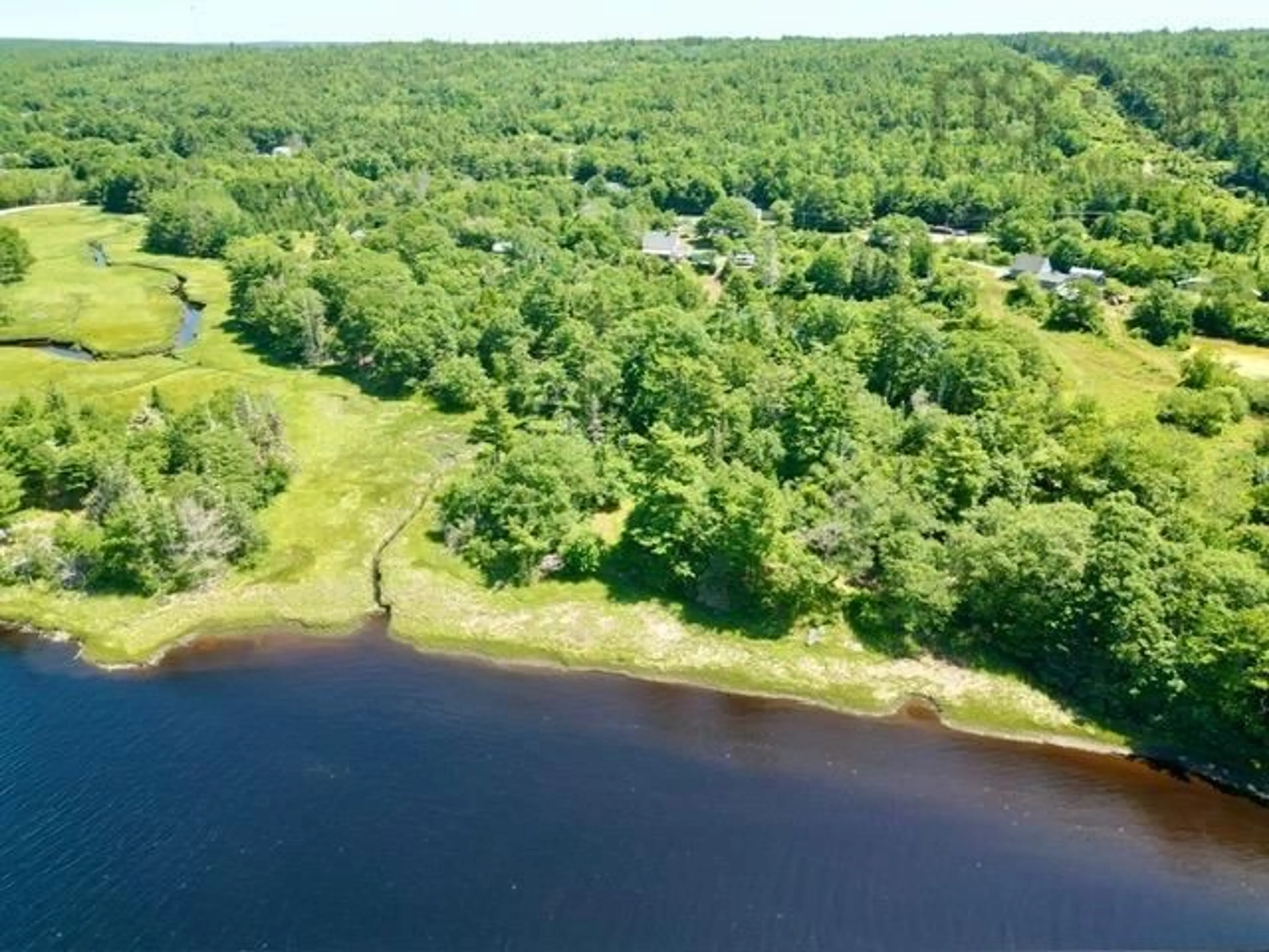 A pic from outside/outdoor area/front of a property/back of a property/a pic from drone, water/lake/river/ocean view for 6381 Highway 3, Jordan Falls Nova Scotia B0T 1J0