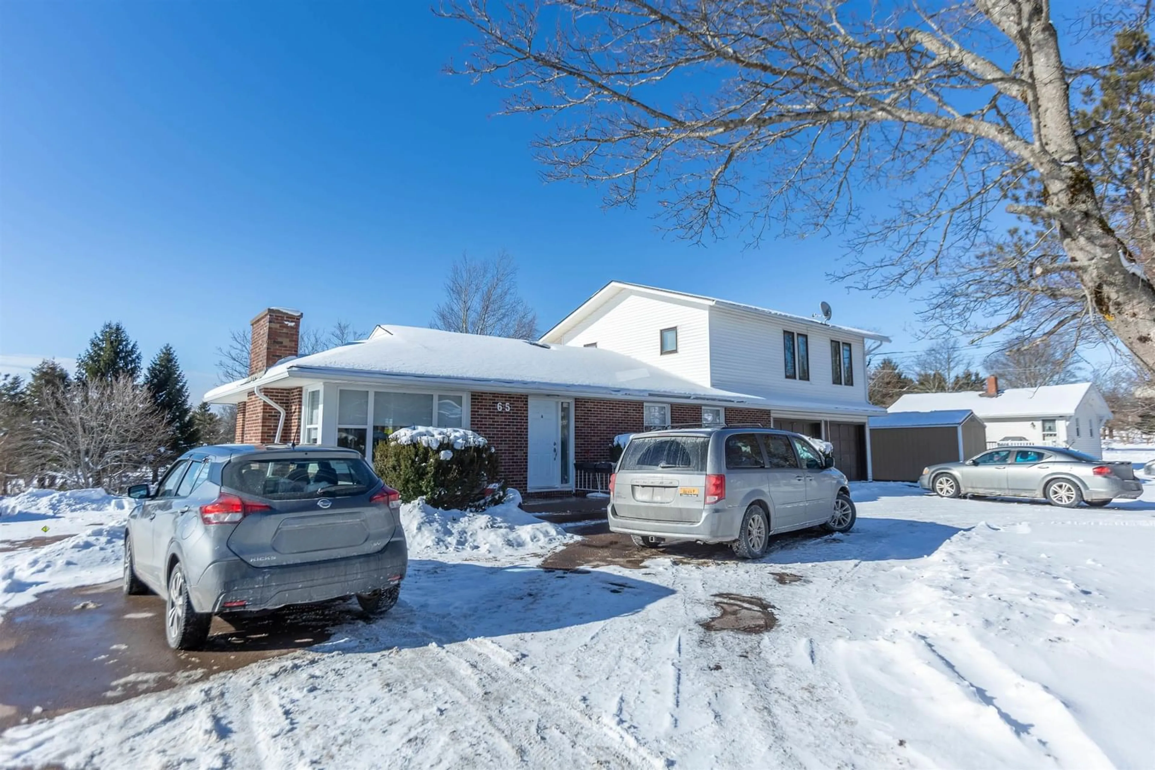 A pic from outside/outdoor area/front of a property/back of a property/a pic from drone, street for 65 Willow St, Amherst Nova Scotia B4H 3W5