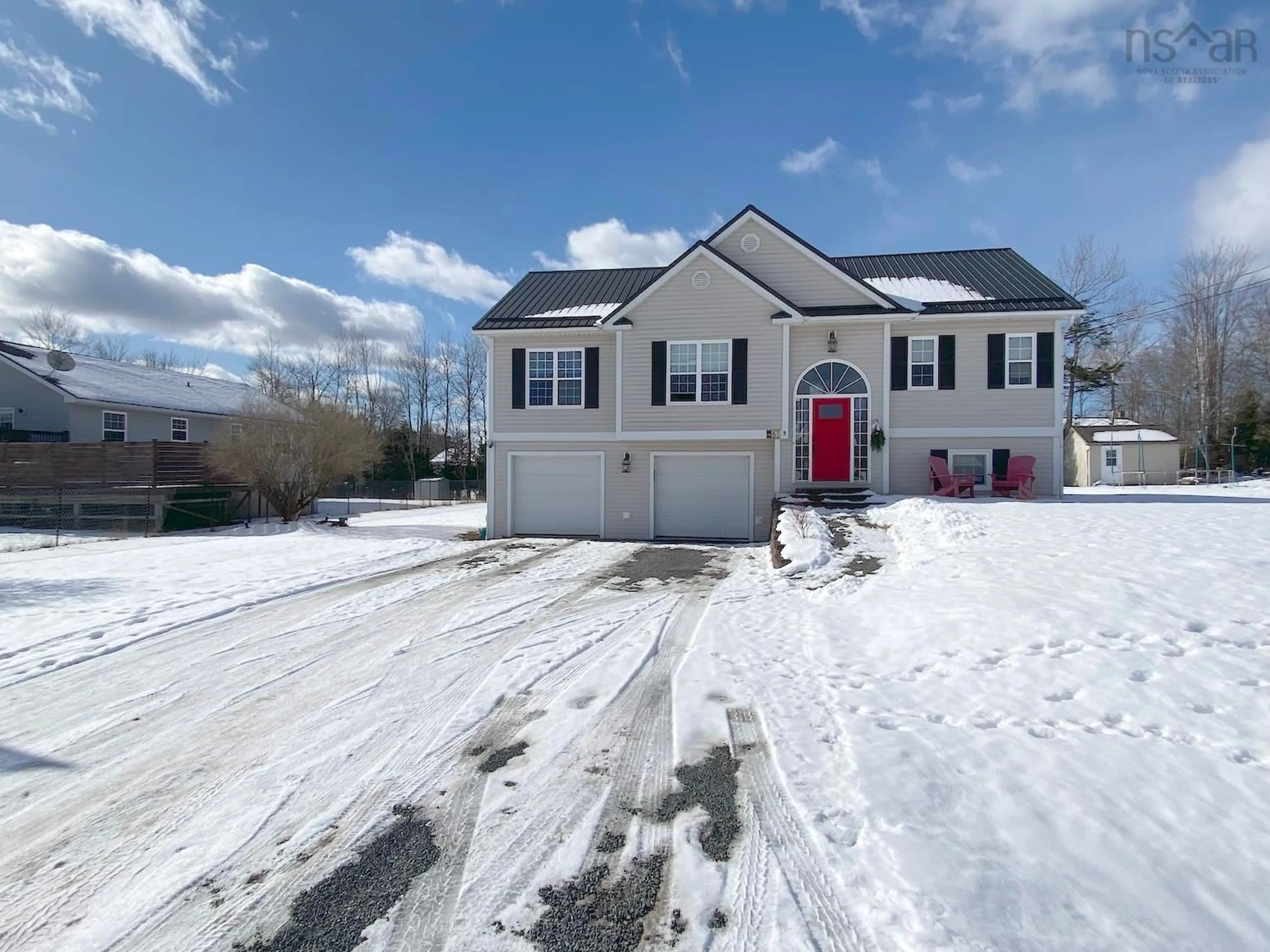 Home with vinyl exterior material, street for 81 Sandy Pl, Valley Nova Scotia B6L 4G4