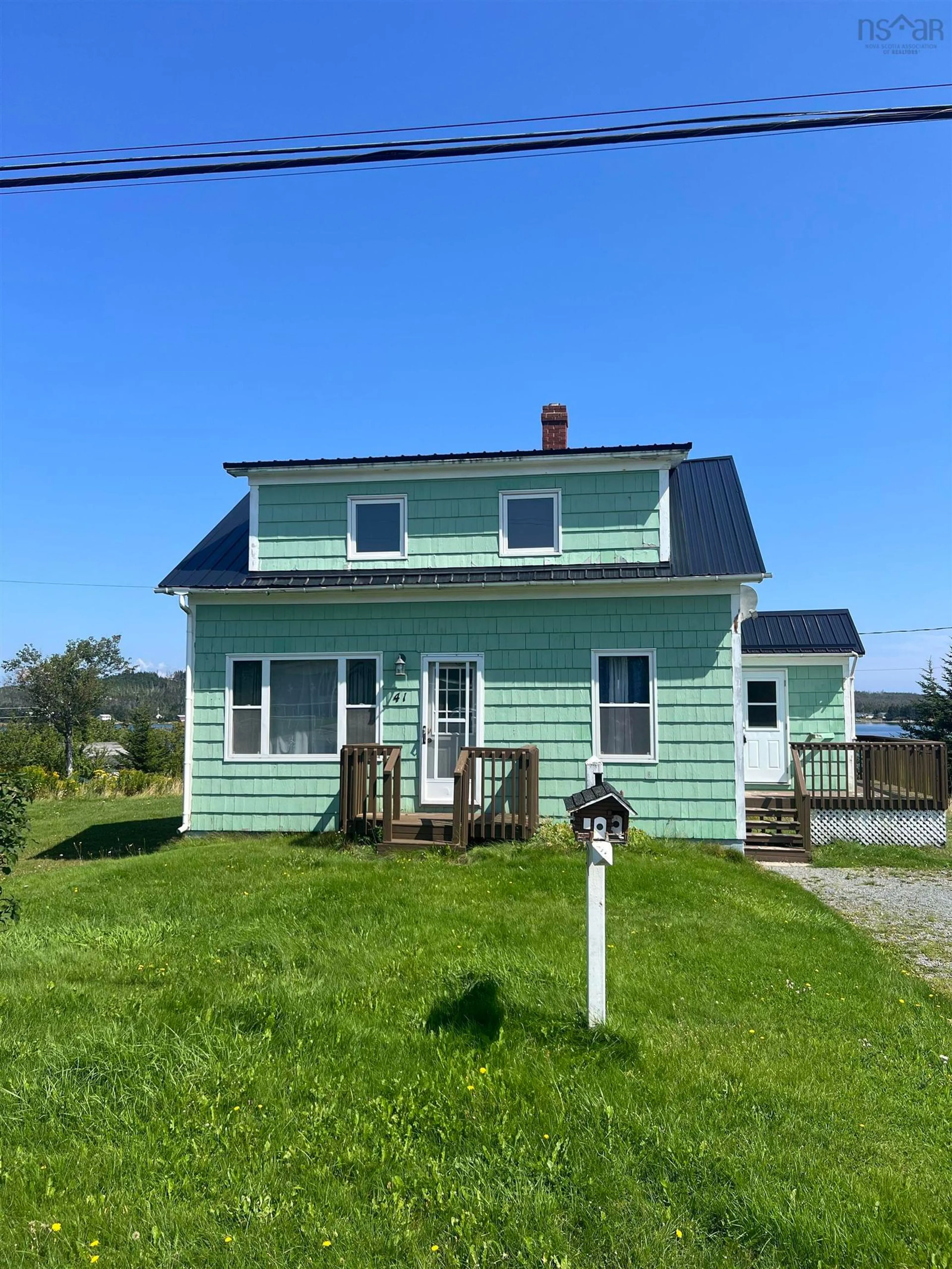 A pic from outside/outdoor area/front of a property/back of a property/a pic from drone, unknown for 41 Port Bickerton Village Rd, Port Bickerton Nova Scotia B0J 1A0