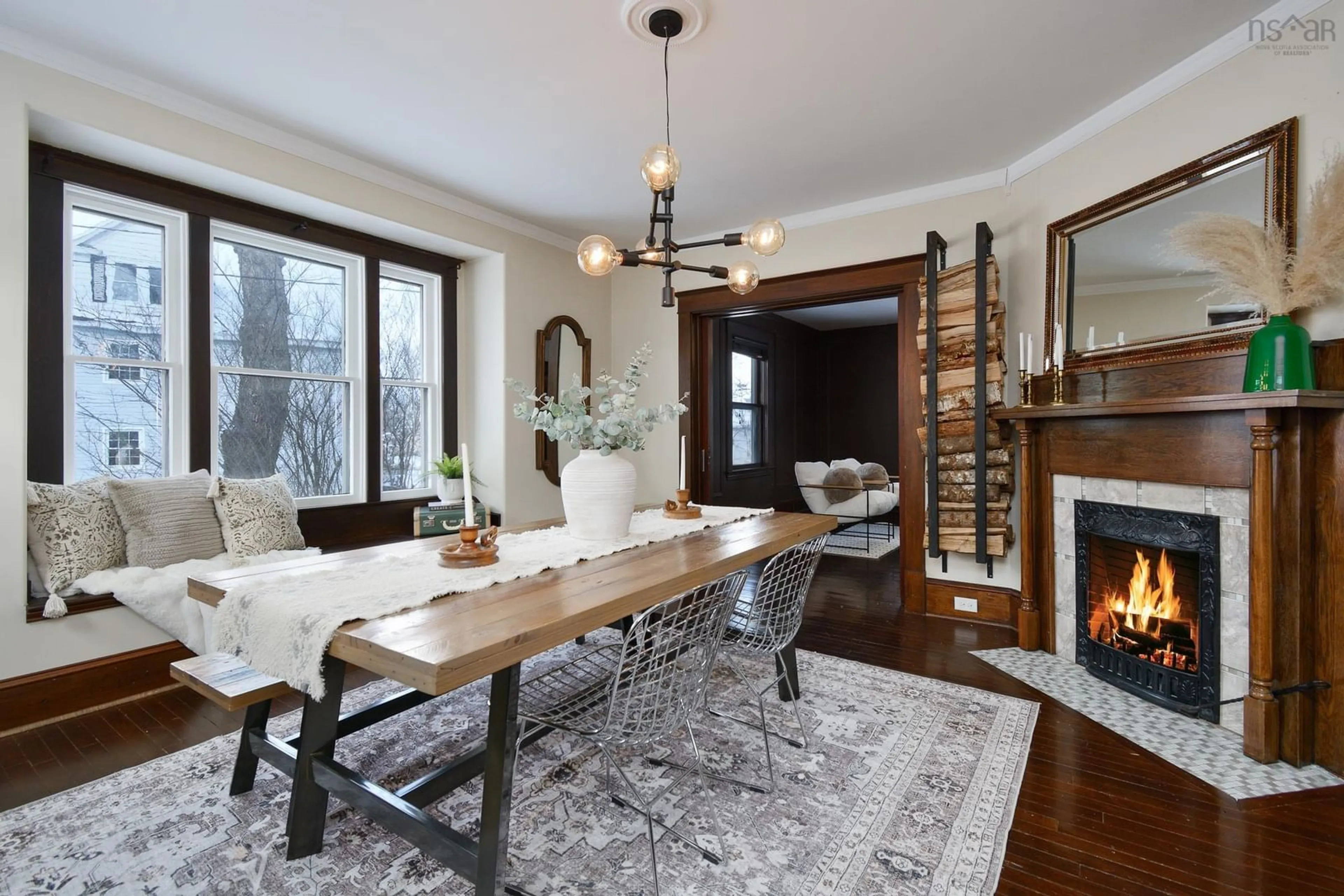 Dining room, wood/laminate floor for 396 Bentinck St, Sydney Nova Scotia B1S 2Y6