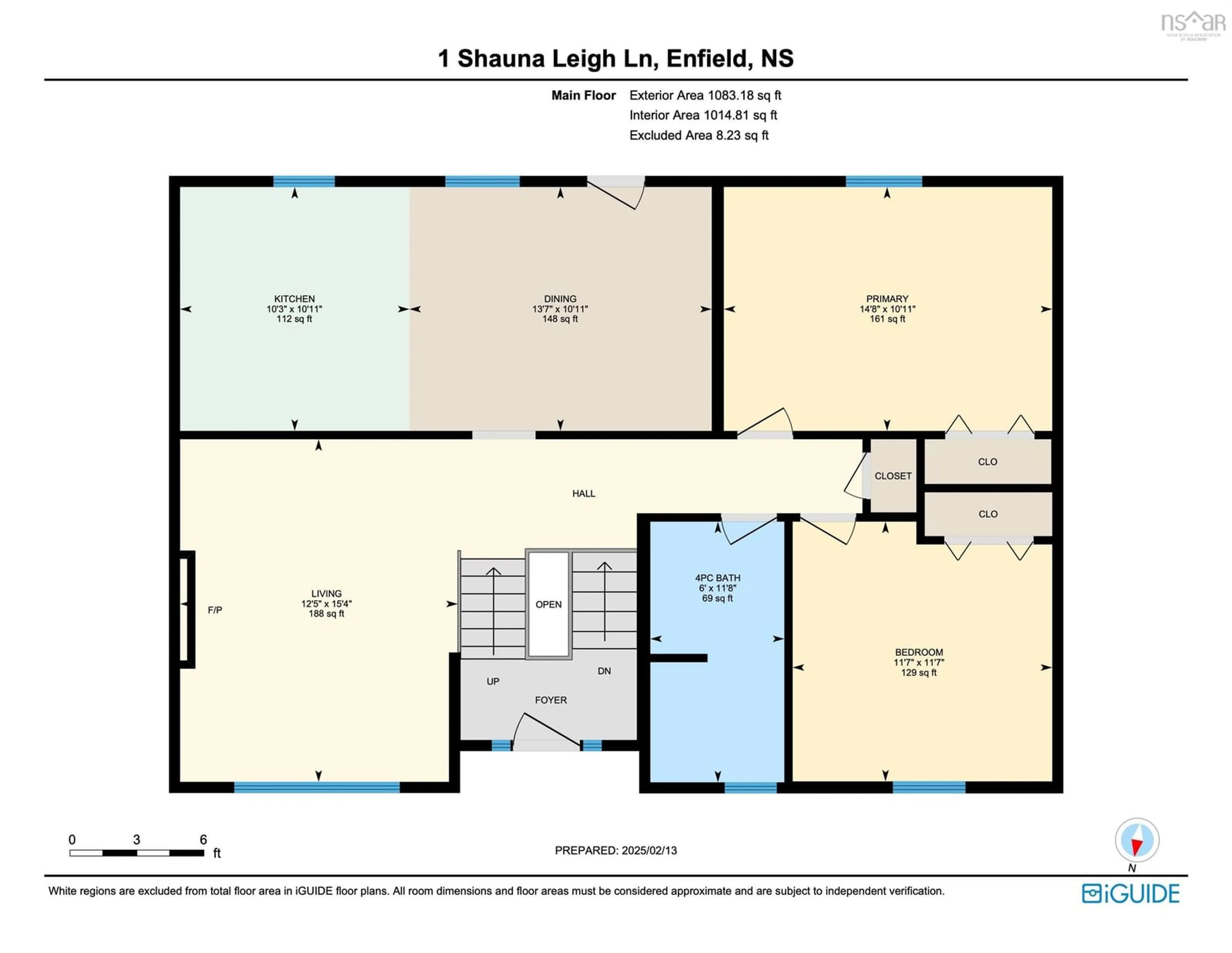 Floor plan for 1 Shauna Leigh Lane, Enfield Nova Scotia B2T 1J8