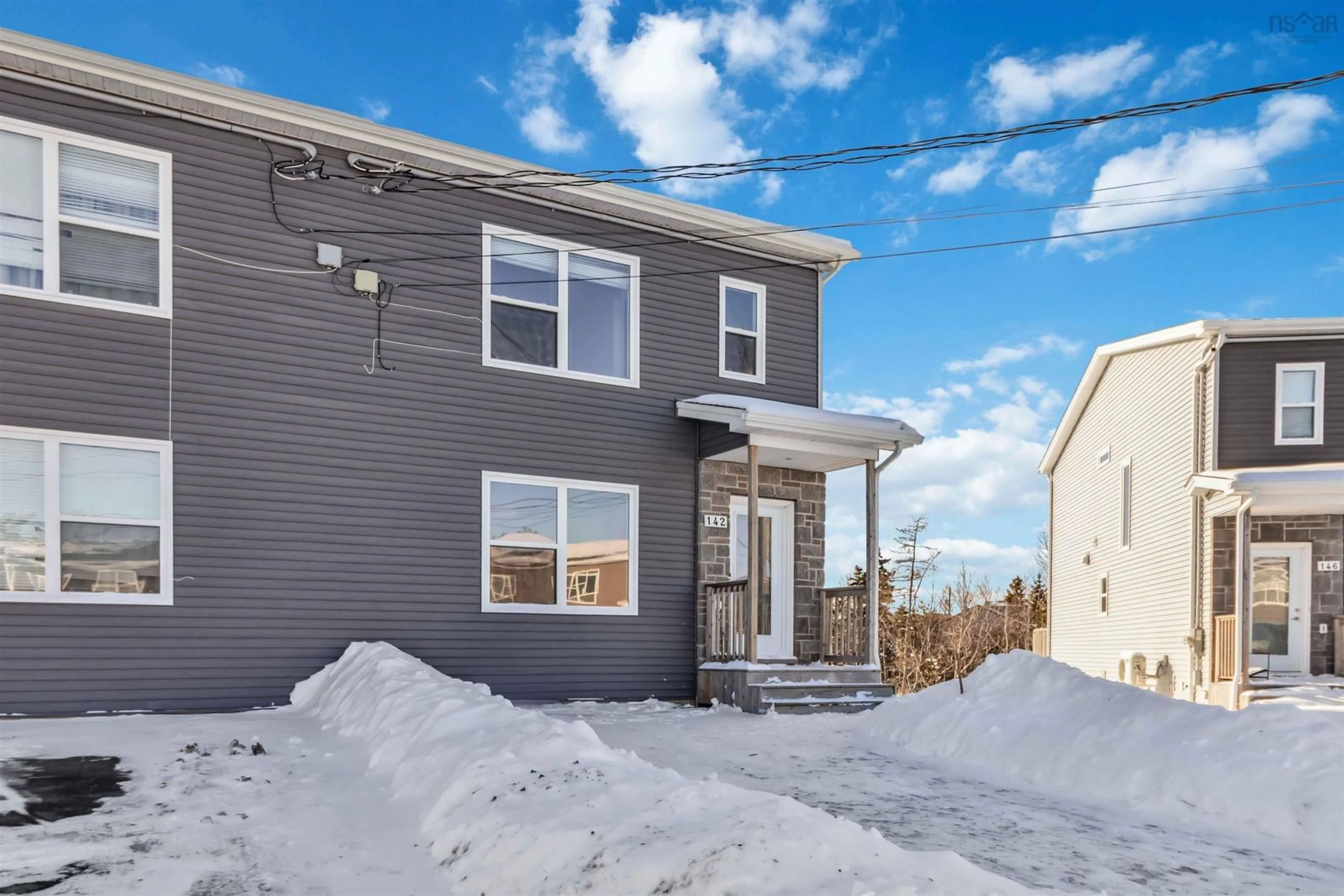 Home with vinyl exterior material, street for 142 Cortland Ridge, Halifax Nova Scotia B3R 0G6