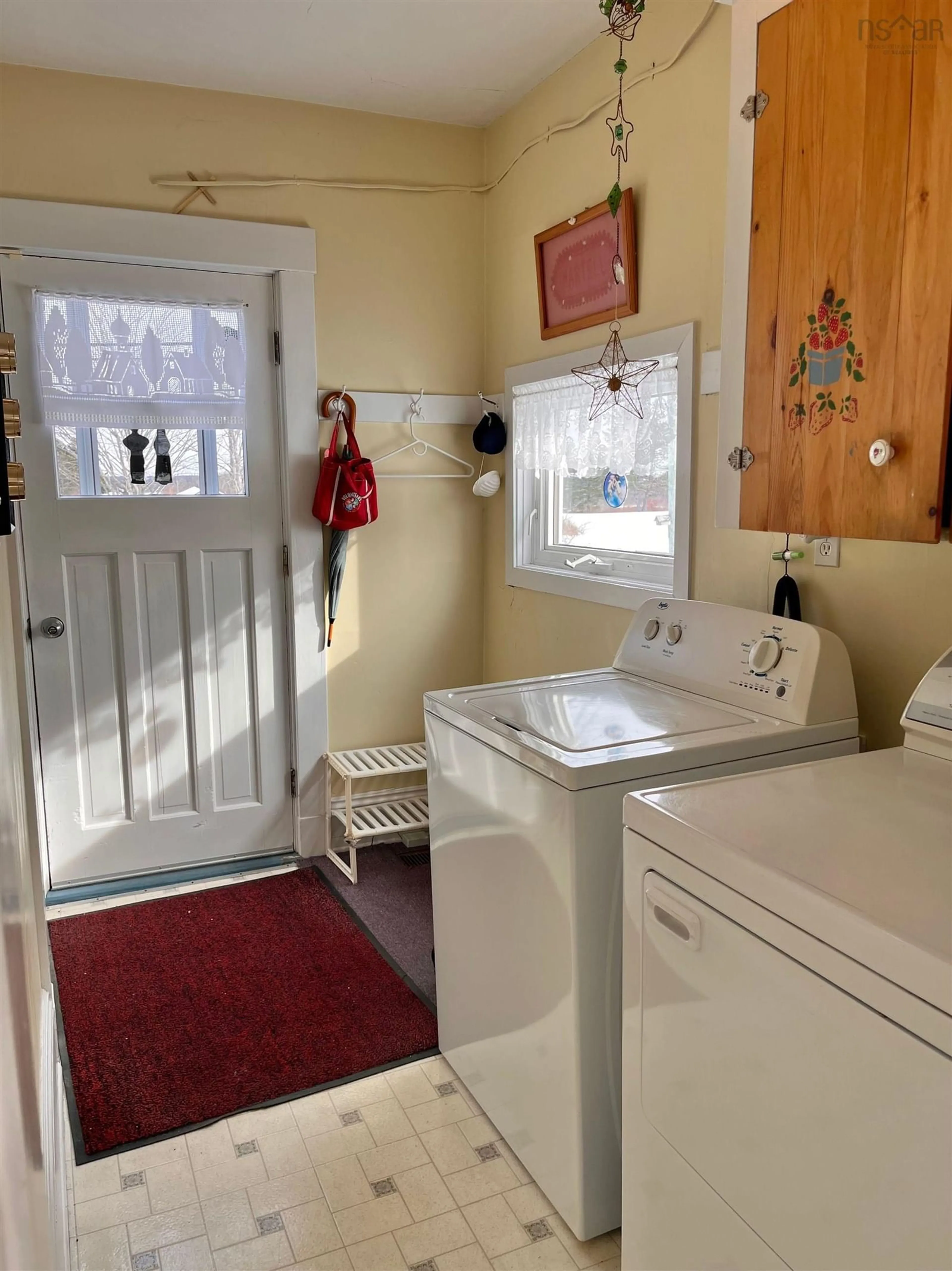 Laundry room for 8 Martell Lane, West Pubnico Nova Scotia B0W 3S0