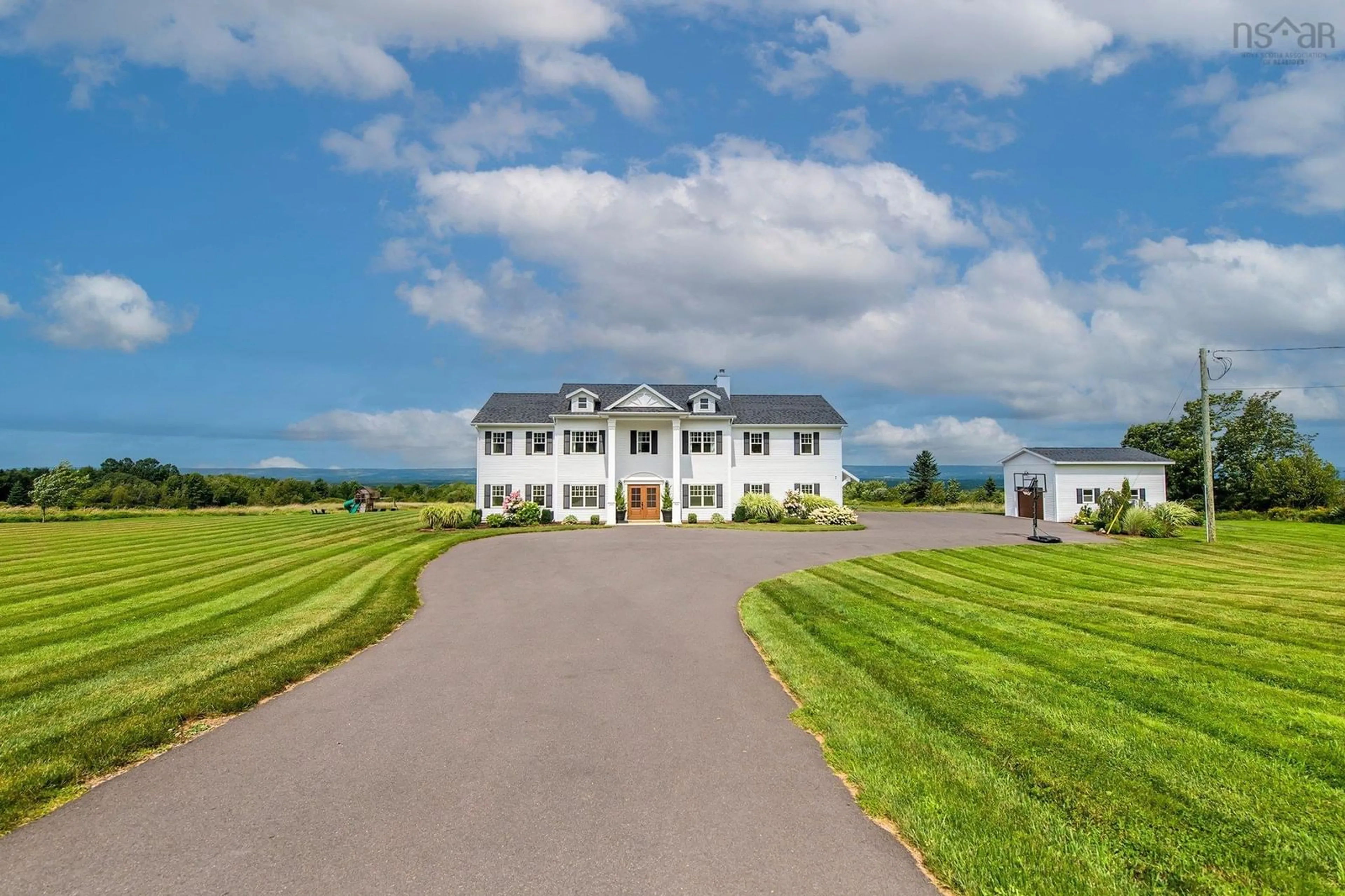 A pic from outside/outdoor area/front of a property/back of a property/a pic from drone, building for 1681 Harmony Rd, Nicholsville Nova Scotia B0P 1C0