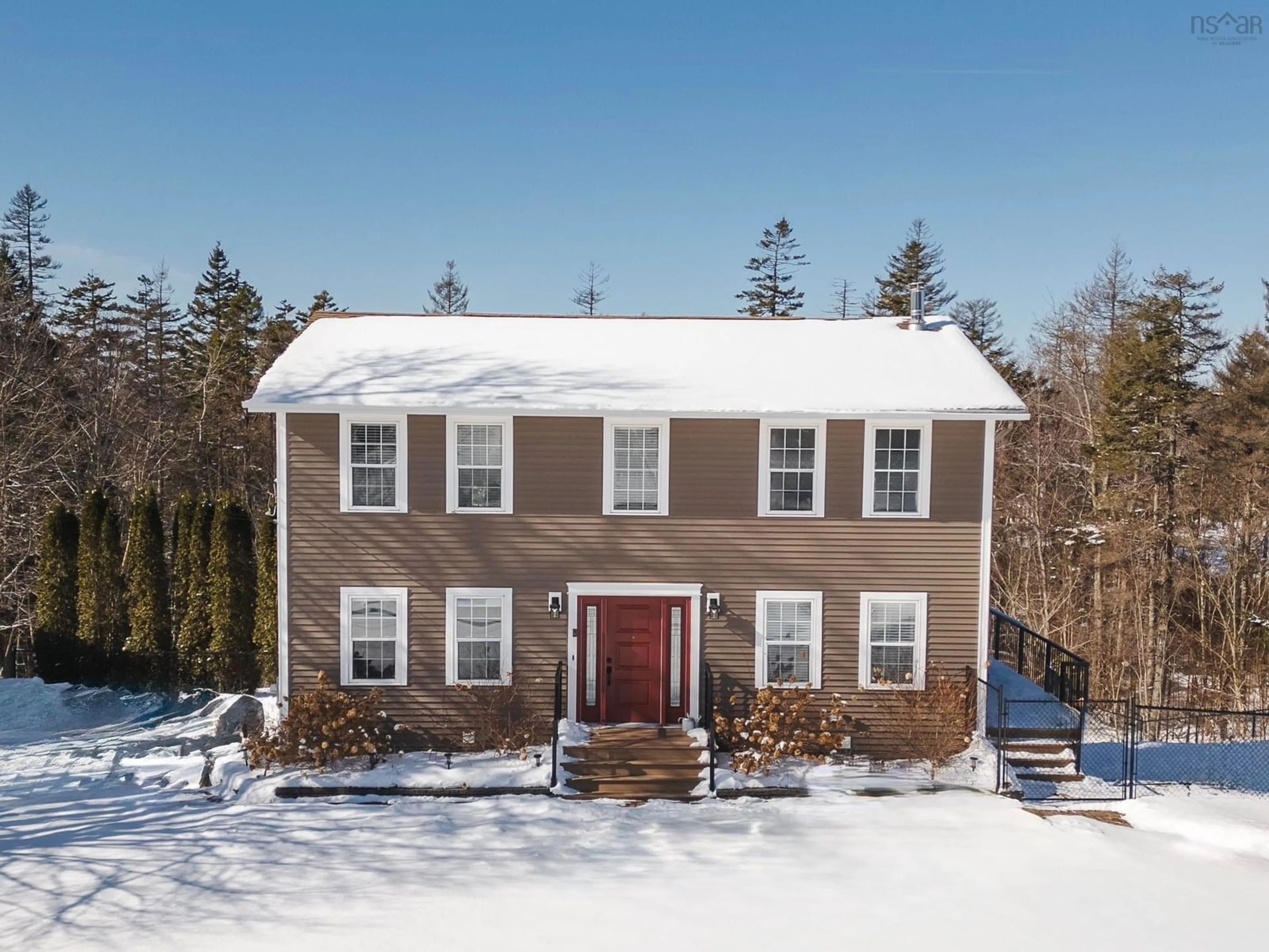 A pic from outside/outdoor area/front of a property/back of a property/a pic from drone, street for 14 Shelby Dr, Hammonds Plains Nova Scotia B3Z 1J3