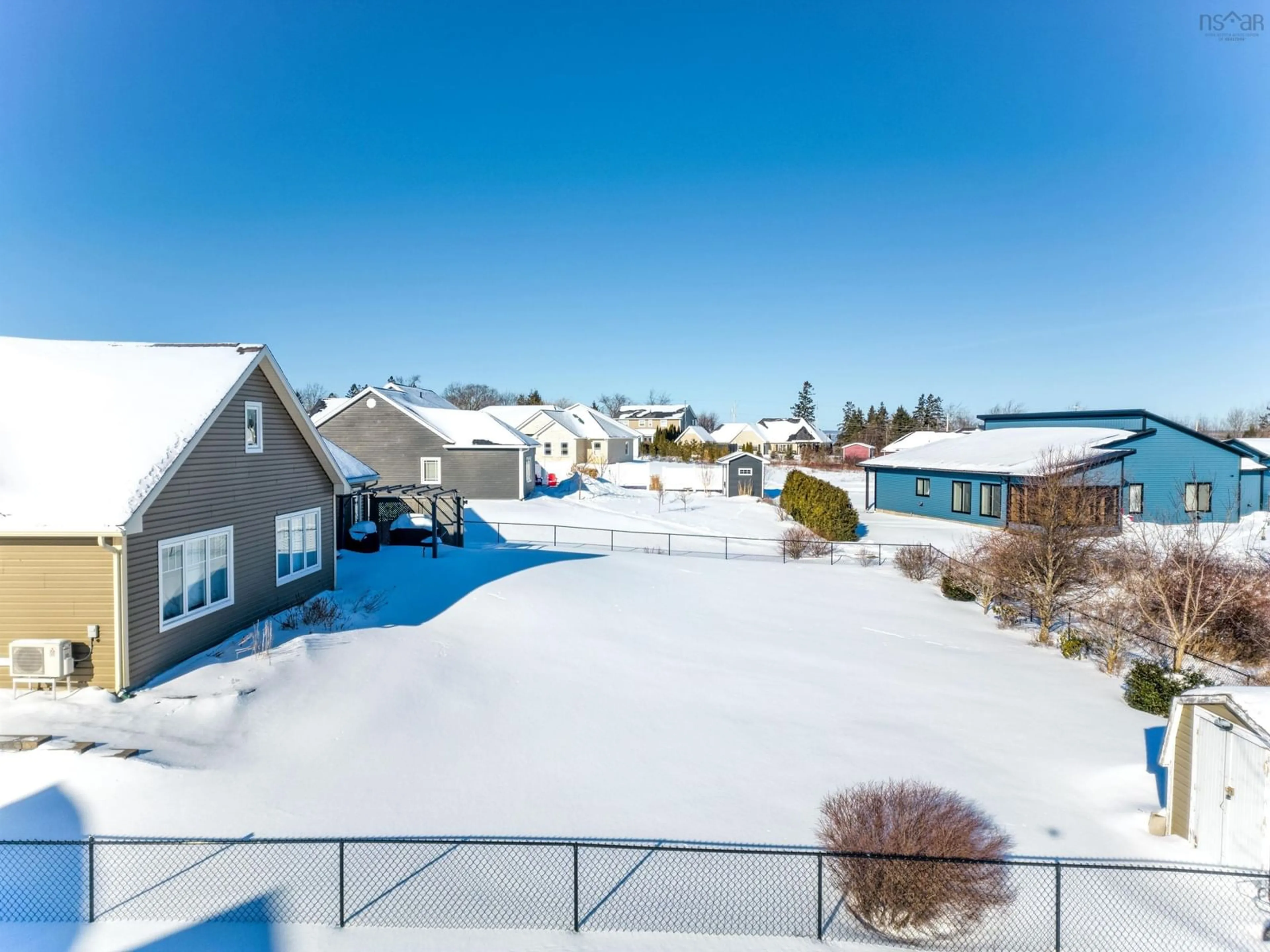 A pic from outside/outdoor area/front of a property/back of a property/a pic from drone, unknown for 38 Deer Haven Drive, Kentville Nova Scotia B4N 0C1