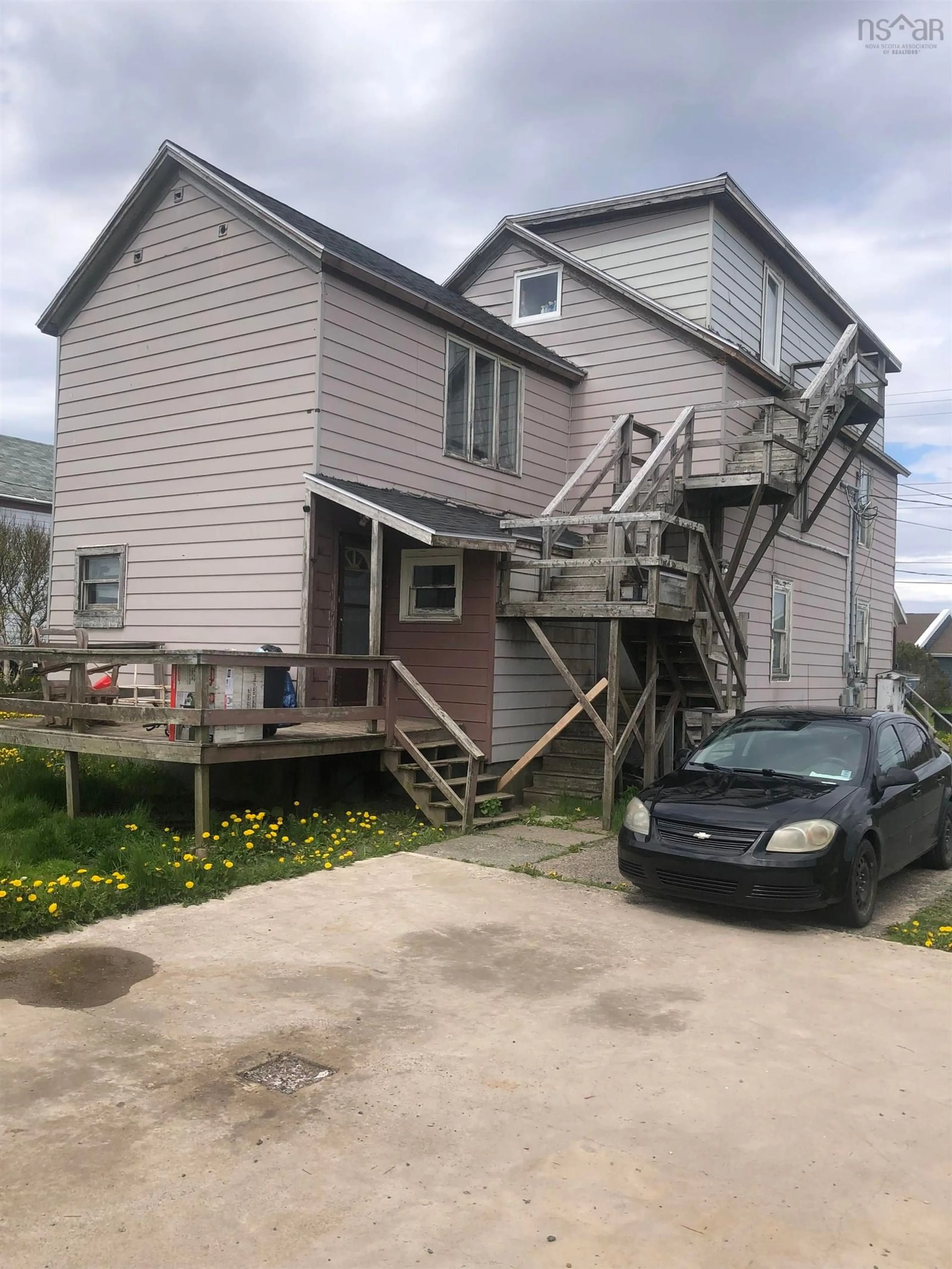 Stairs for 8 Third St, Glace Bay Nova Scotia B1A 4G7