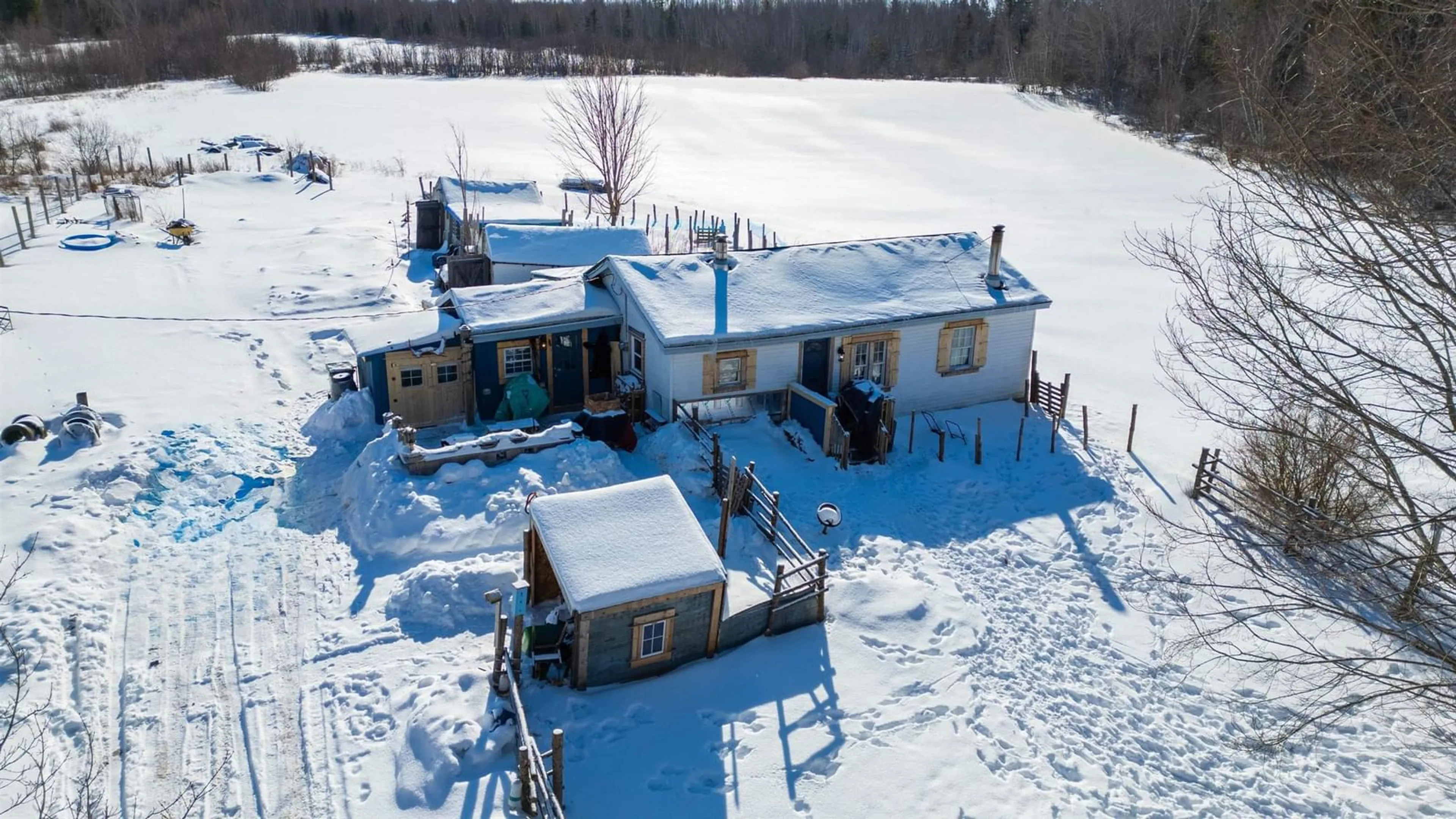 A pic from outside/outdoor area/front of a property/back of a property/a pic from drone, building for 1070 South Brook Rd, South Brook Nova Scotia B0M 1W0