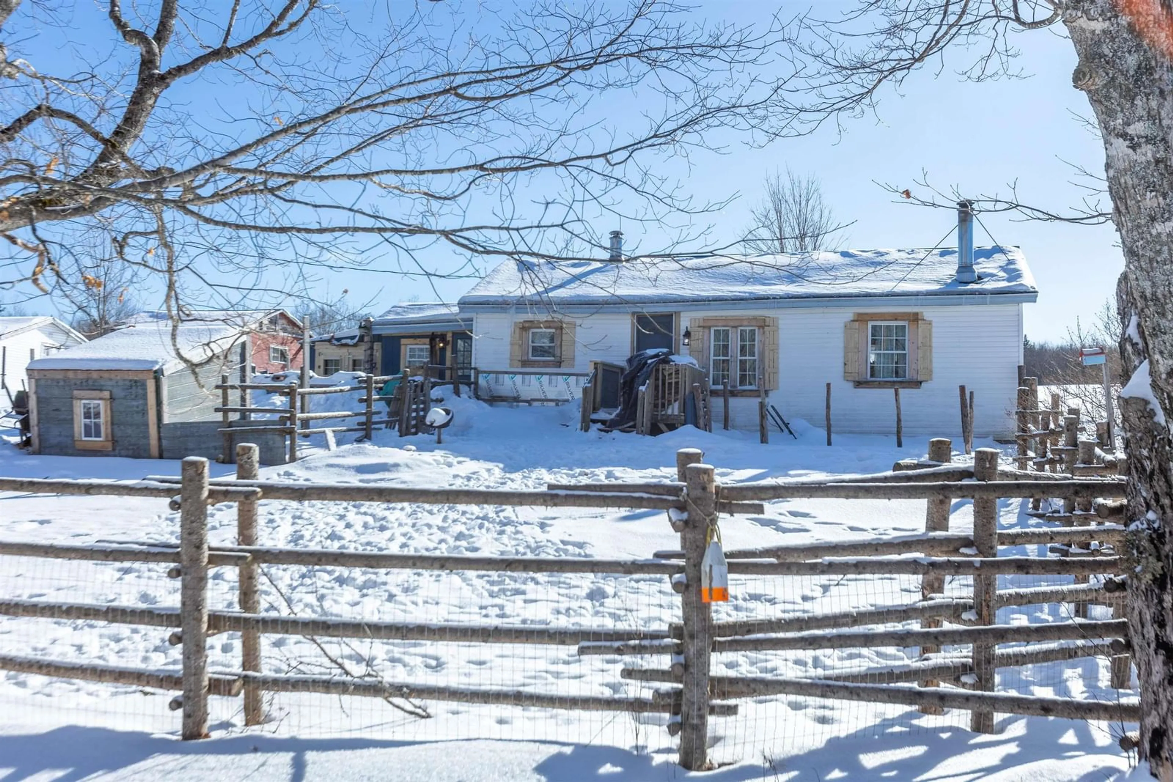 A pic from outside/outdoor area/front of a property/back of a property/a pic from drone, street for 1070 South Brook Rd, South Brook Nova Scotia B0M 1W0