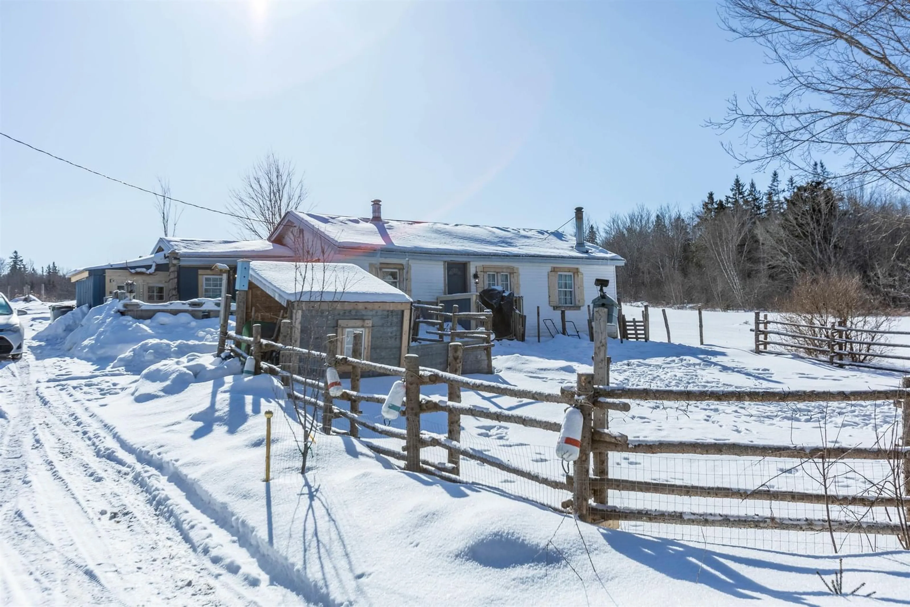 A pic from outside/outdoor area/front of a property/back of a property/a pic from drone, unknown for 1070 South Brook Rd, South Brook Nova Scotia B0M 1W0