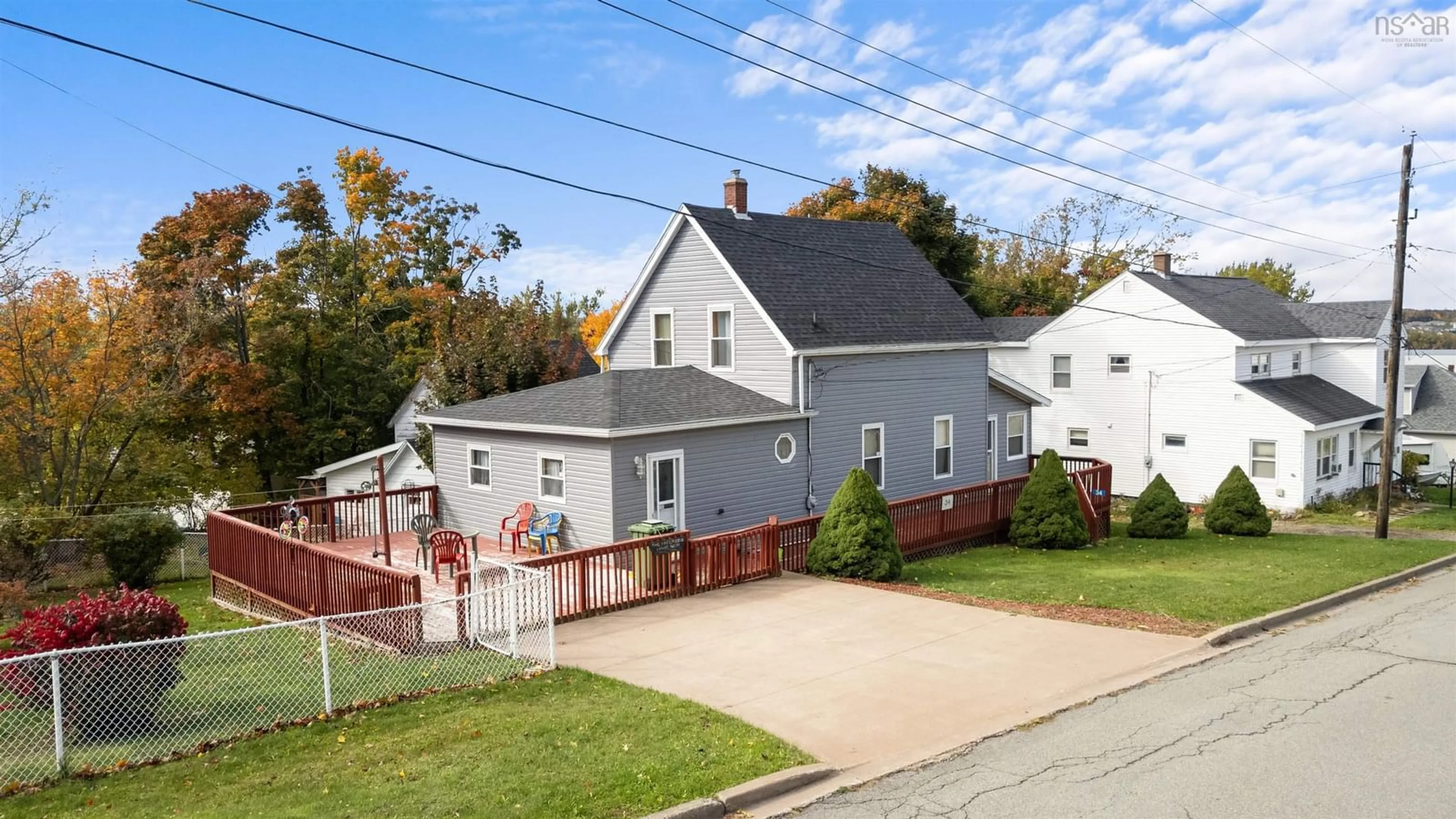 A pic from outside/outdoor area/front of a property/back of a property/a pic from drone, street for 34 Forge St, Trenton Nova Scotia B0K 1X2