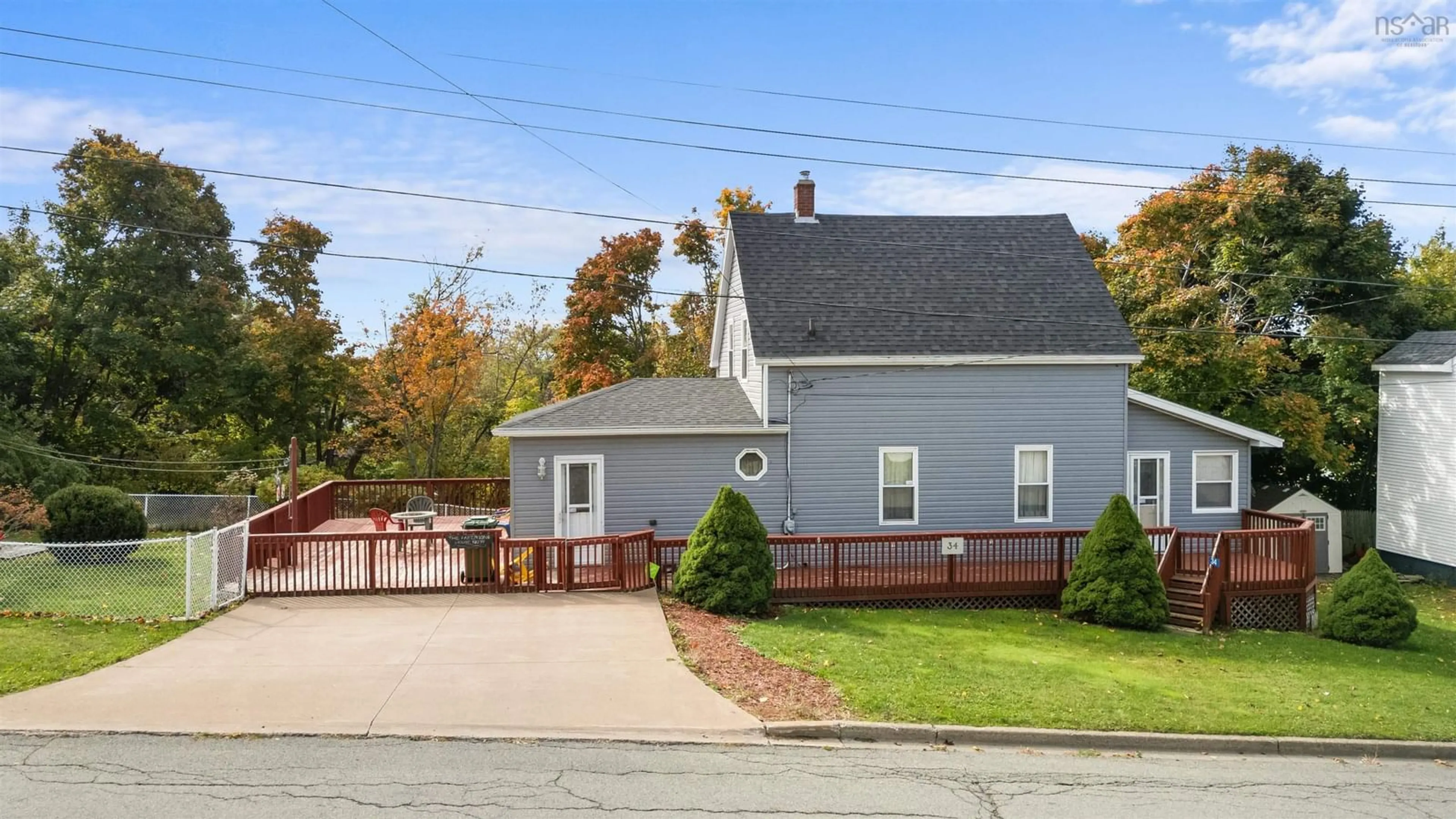 A pic from outside/outdoor area/front of a property/back of a property/a pic from drone, street for 34 Forge St, Trenton Nova Scotia B0K 1X2