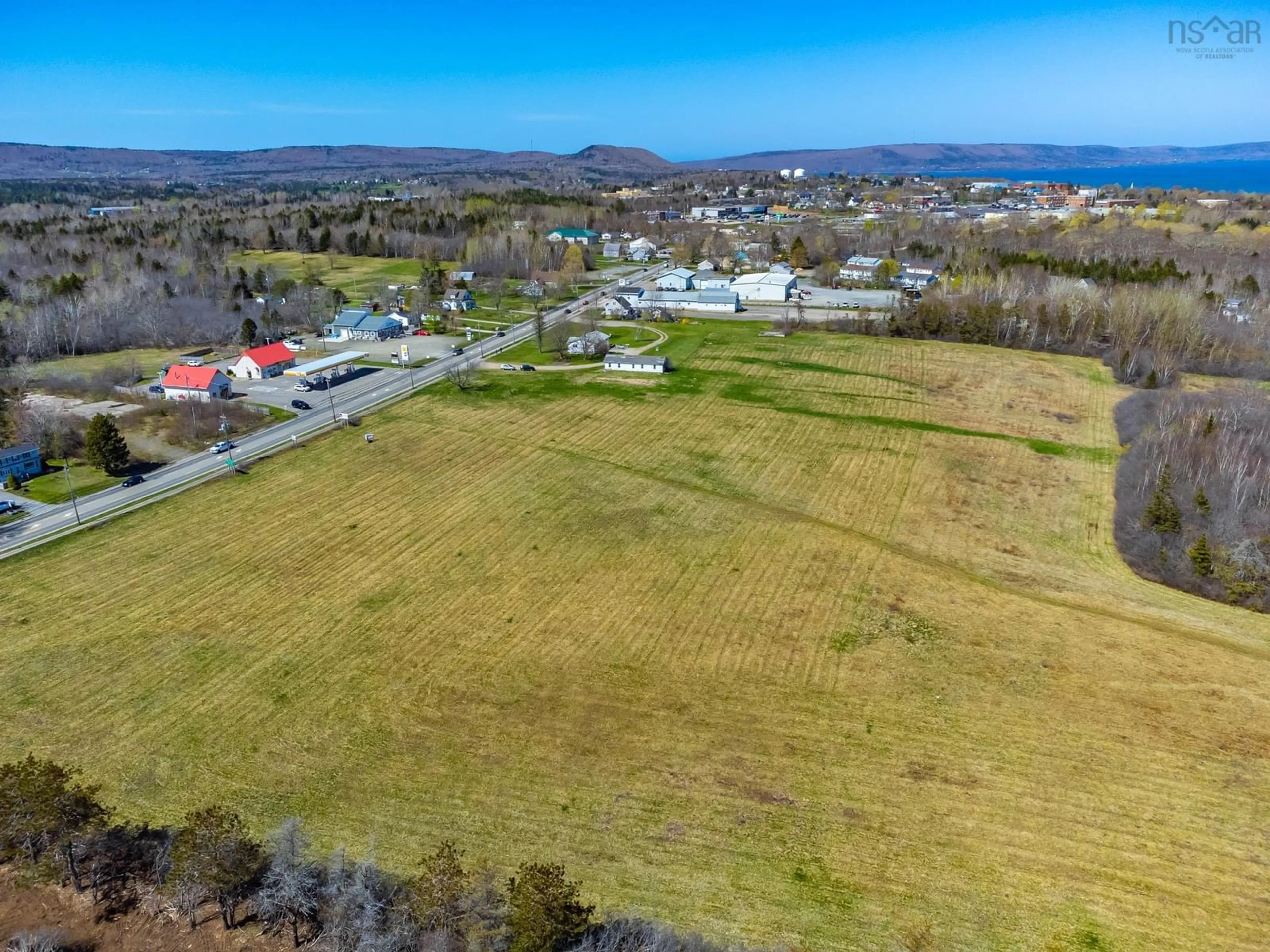 A pic from outside/outdoor area/front of a property/back of a property/a pic from drone, water/lake/river/ocean view for 239 Highway 303, Conway Nova Scotia B0V 1A0