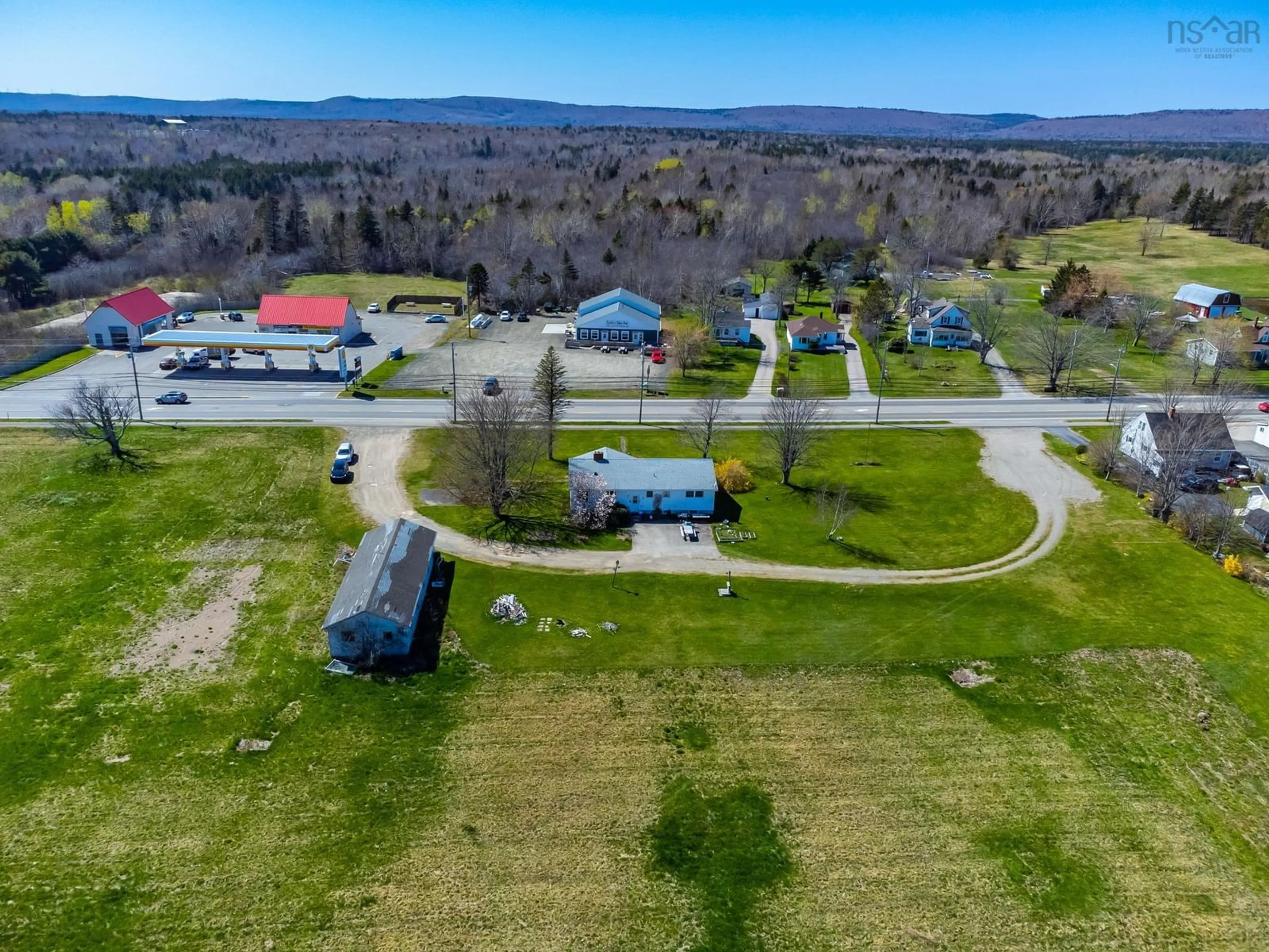 A pic from outside/outdoor area/front of a property/back of a property/a pic from drone, unknown for 239 Highway 303, Conway Nova Scotia B0V 1A0