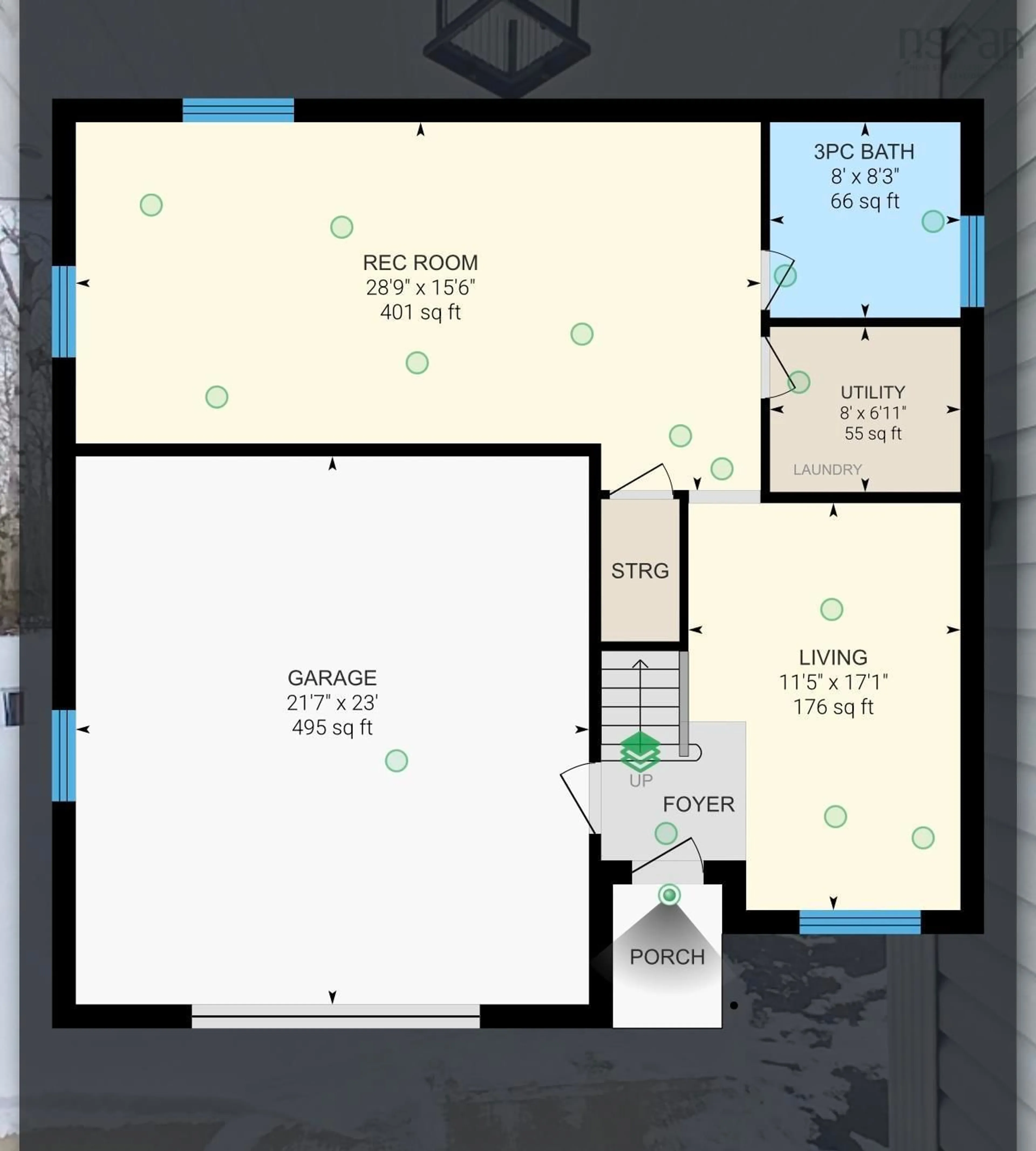 Floor plan for 490 Centerville St, Gardiner Mines Nova Scotia B1H 5L5