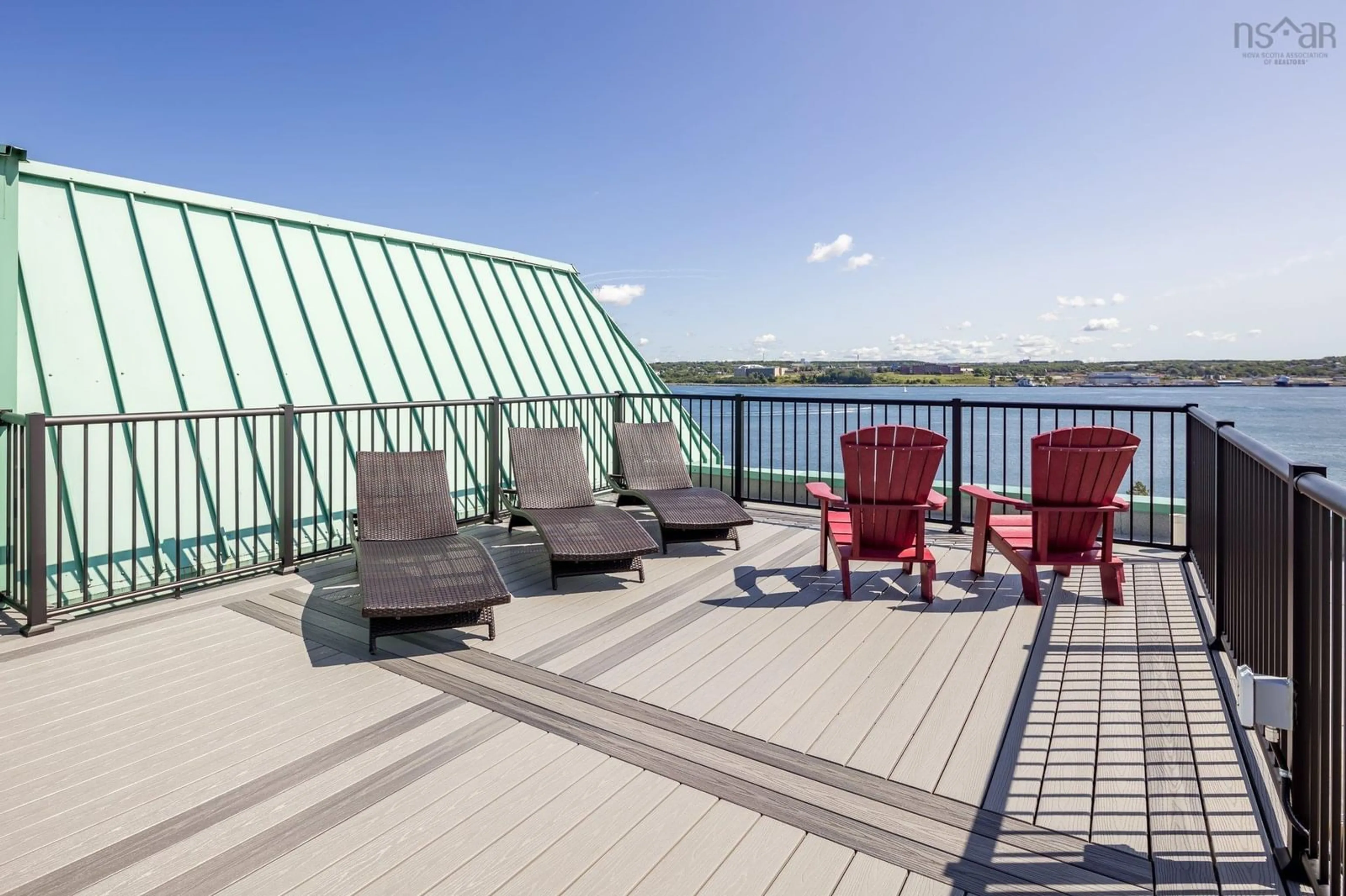 Patio, water/lake/river/ocean view for 224 1326 Lower Water St, Halifax Peninsula Nova Scotia B3J 3R3