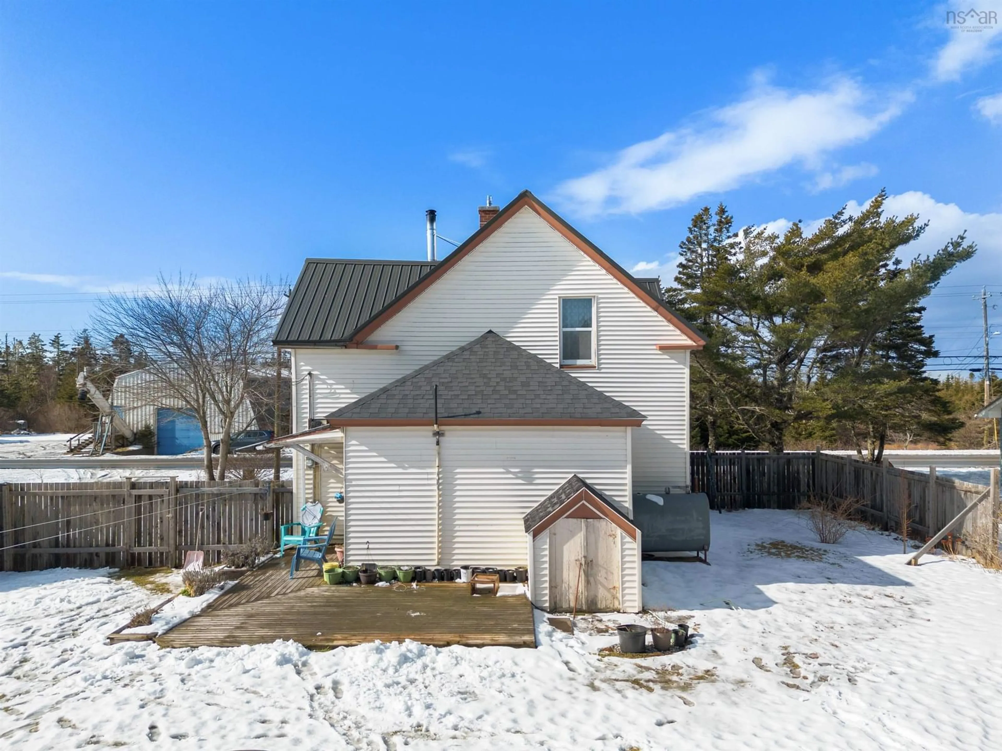 A pic from outside/outdoor area/front of a property/back of a property/a pic from drone, street for 341 Highway 330, North East Point Nova Scotia B0W 1G0