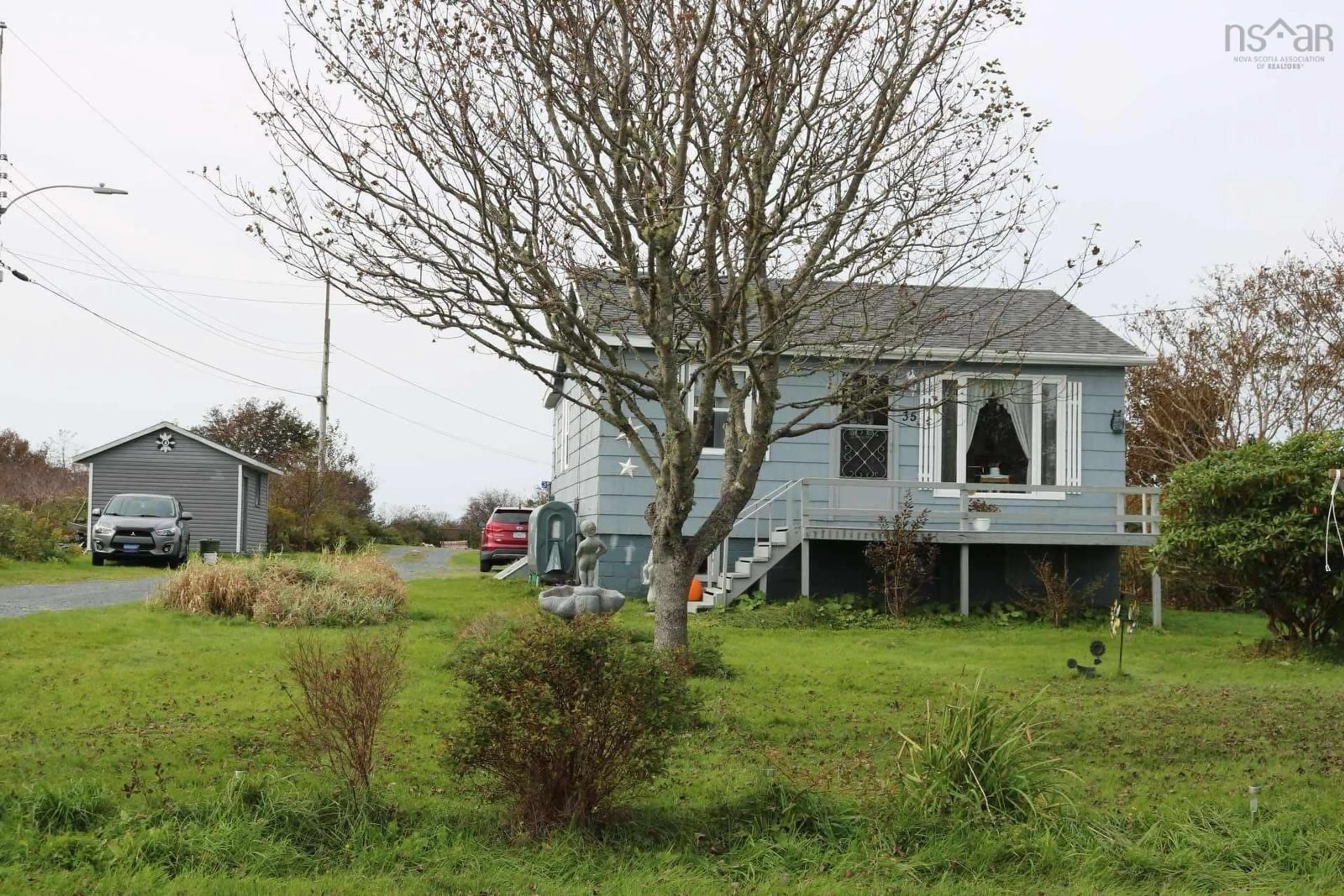 A pic from outside/outdoor area/front of a property/back of a property/a pic from drone, street for 35 Pettipas Rd, Terence Bay Nova Scotia B3T 1Y4