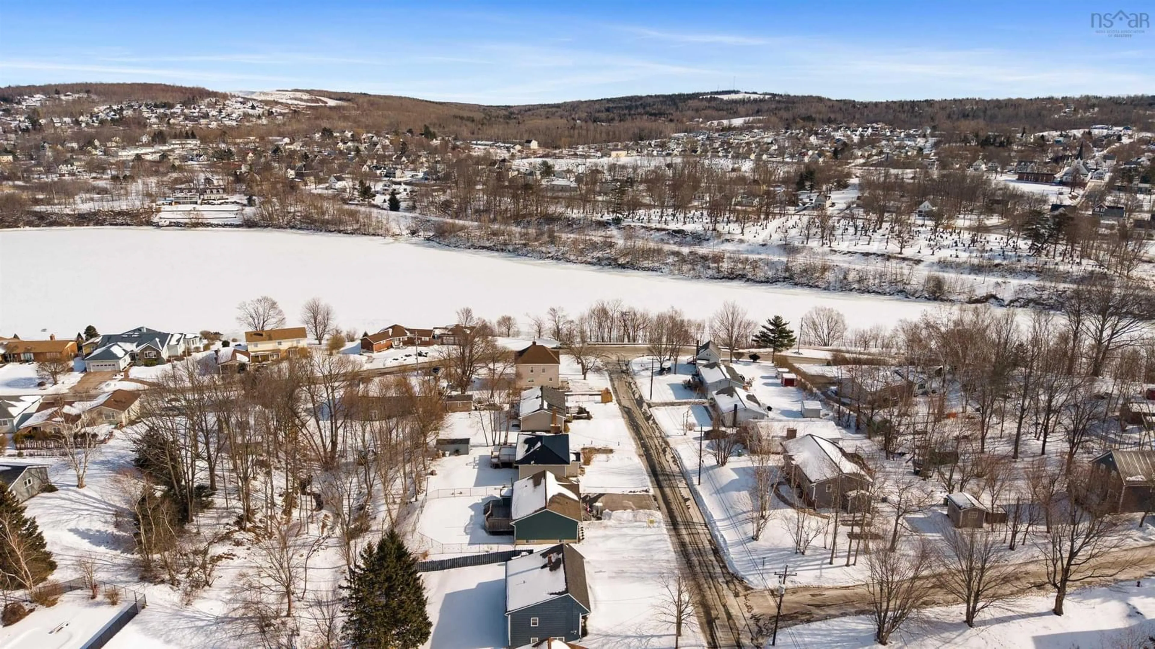 A pic from outside/outdoor area/front of a property/back of a property/a pic from drone, unknown for 47 Cameron Ave, New Glasgow Nova Scotia B2H 1S6