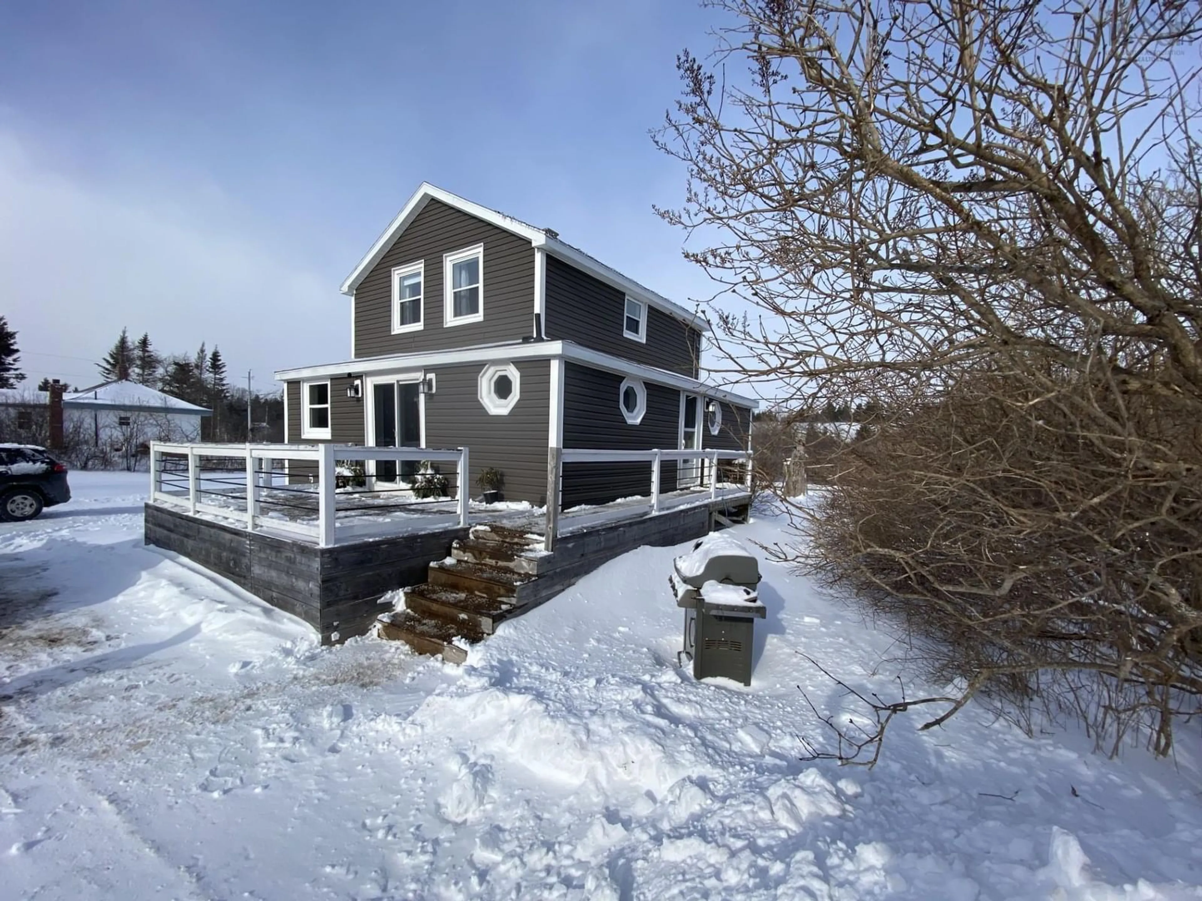 A pic from outside/outdoor area/front of a property/back of a property/a pic from drone, street for 567 Rudderham Rd, Point Edward Nova Scotia B2A 4V8